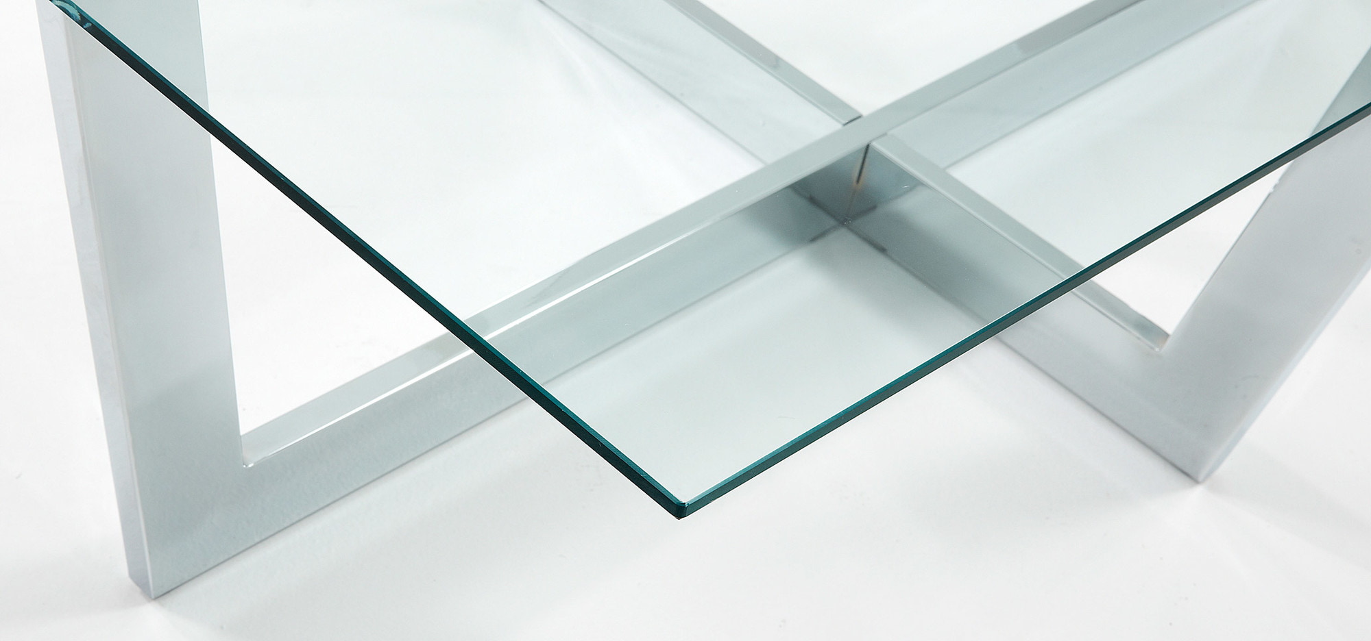 Kave Home Salontafel 'Plam' verchroomd