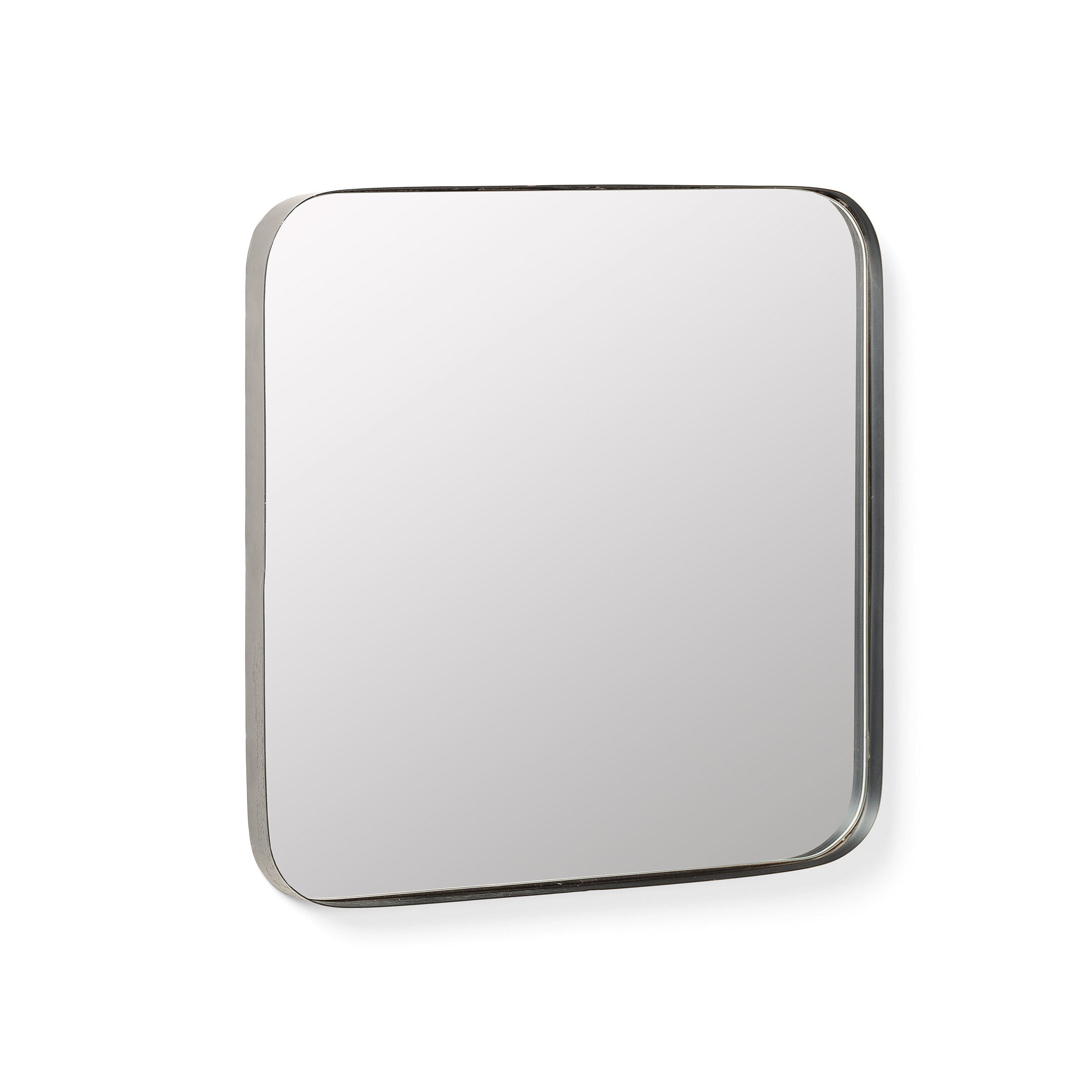 Kave Home Spiegel 'Marco' 40 x 40cm, kleur Zwart