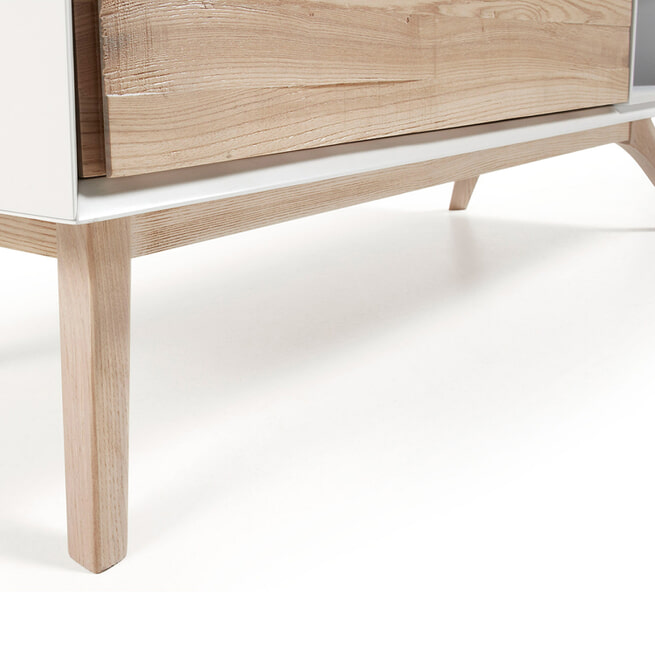 Kave Home TV-meubel 'Eunice' Essenhout, 134 cm