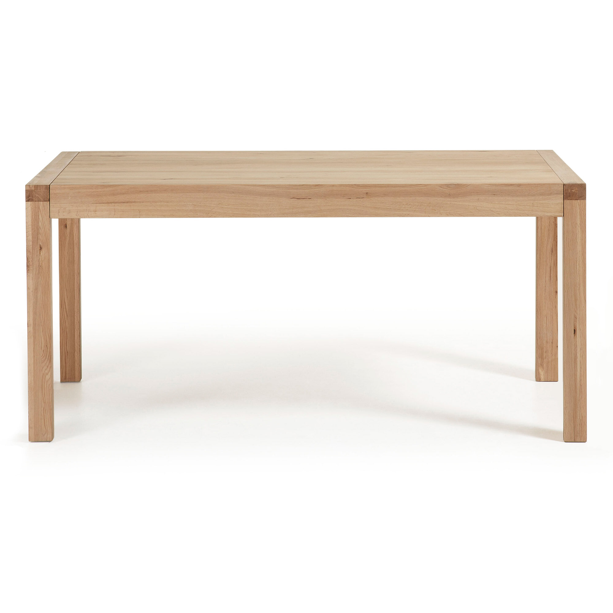 Kave Home Uitschuifbare Eettafel 'Briva' Eiken Naturel, 180 x 90cm