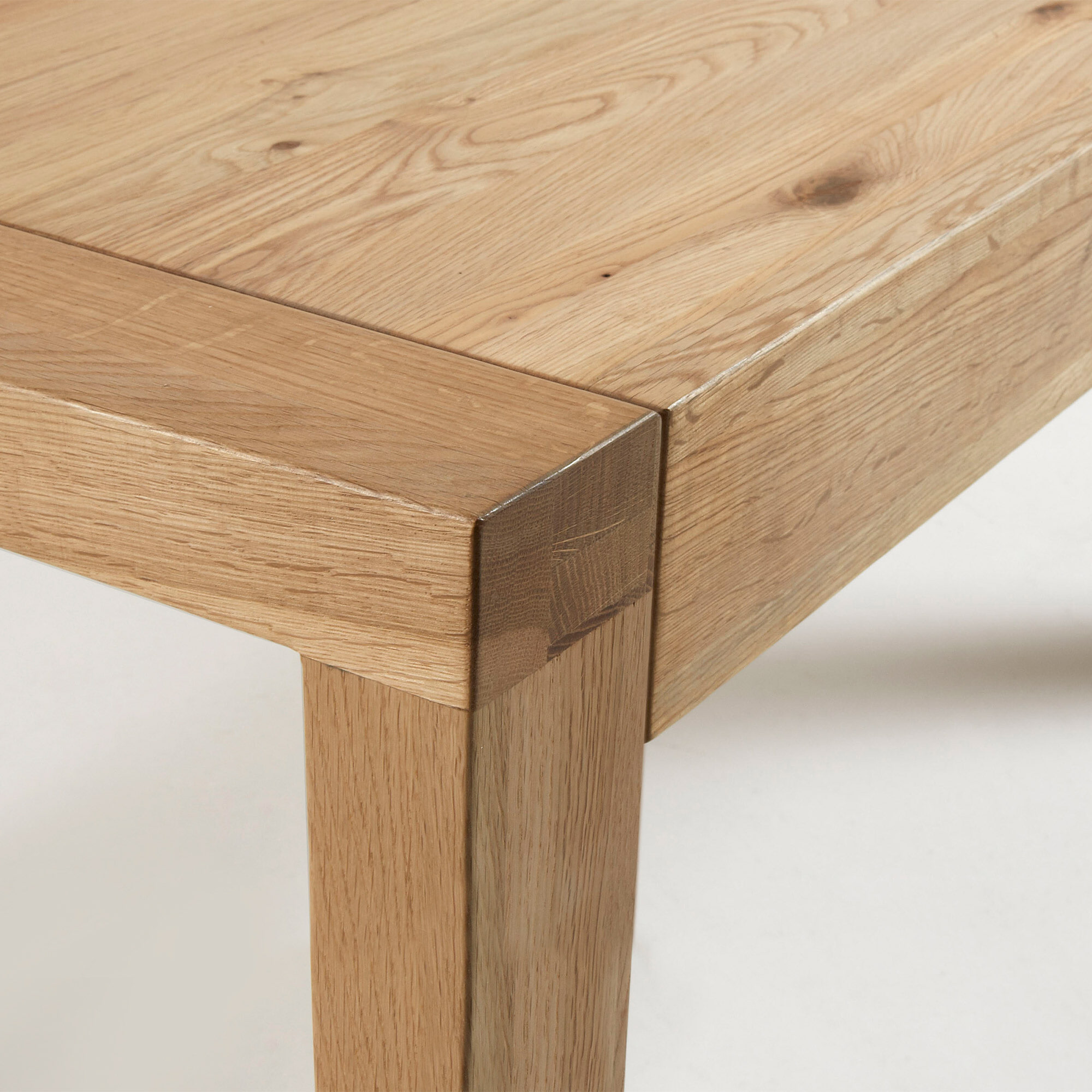 Kave Home Uitschuifbare Eettafel 'Briva' Eiken Naturel, 180 x 90cm