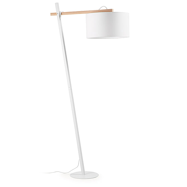 Kave Home vloerlamp 'Aimy', kleur wit