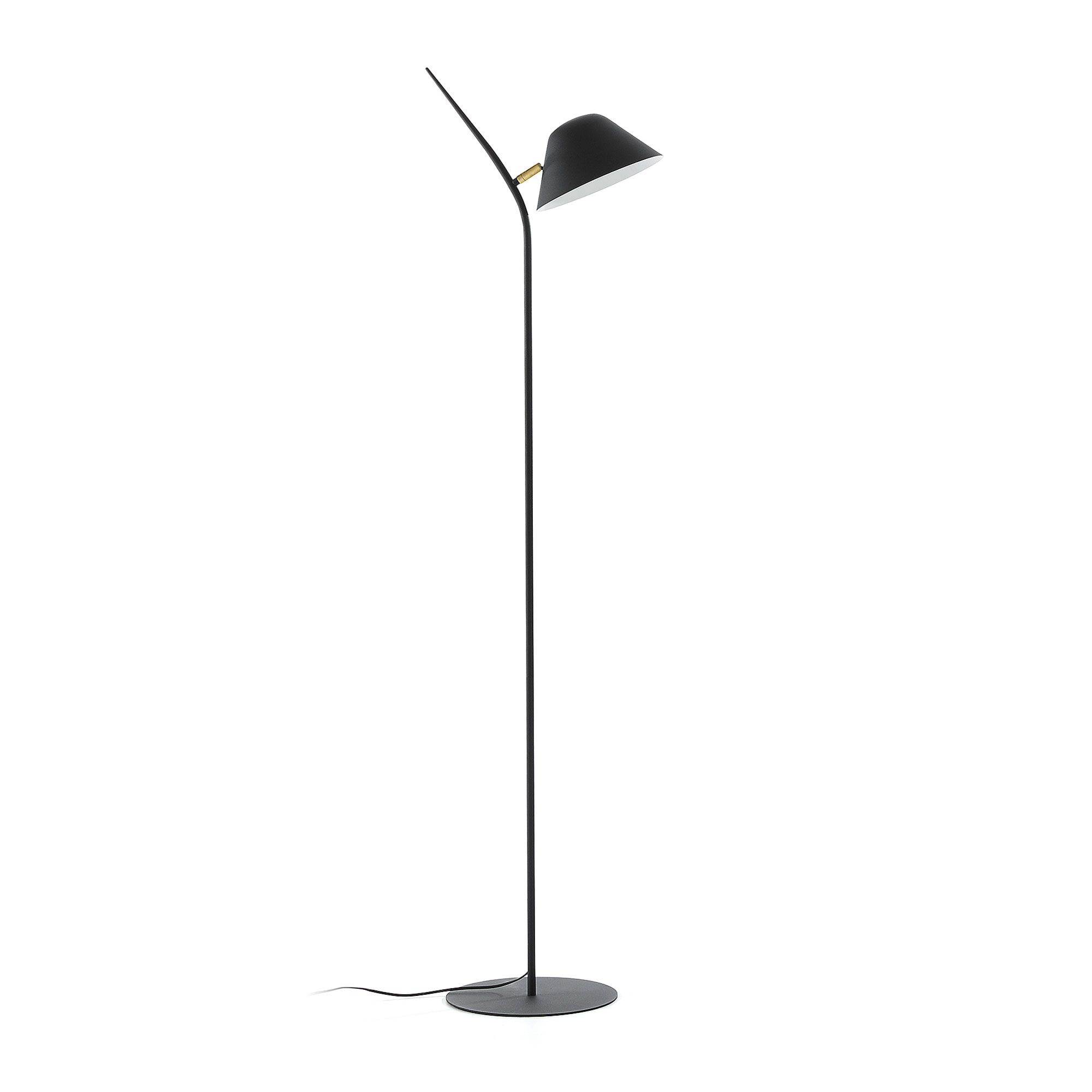 Kave Home Vloerlamp 'Aurelia', kleur Zwart