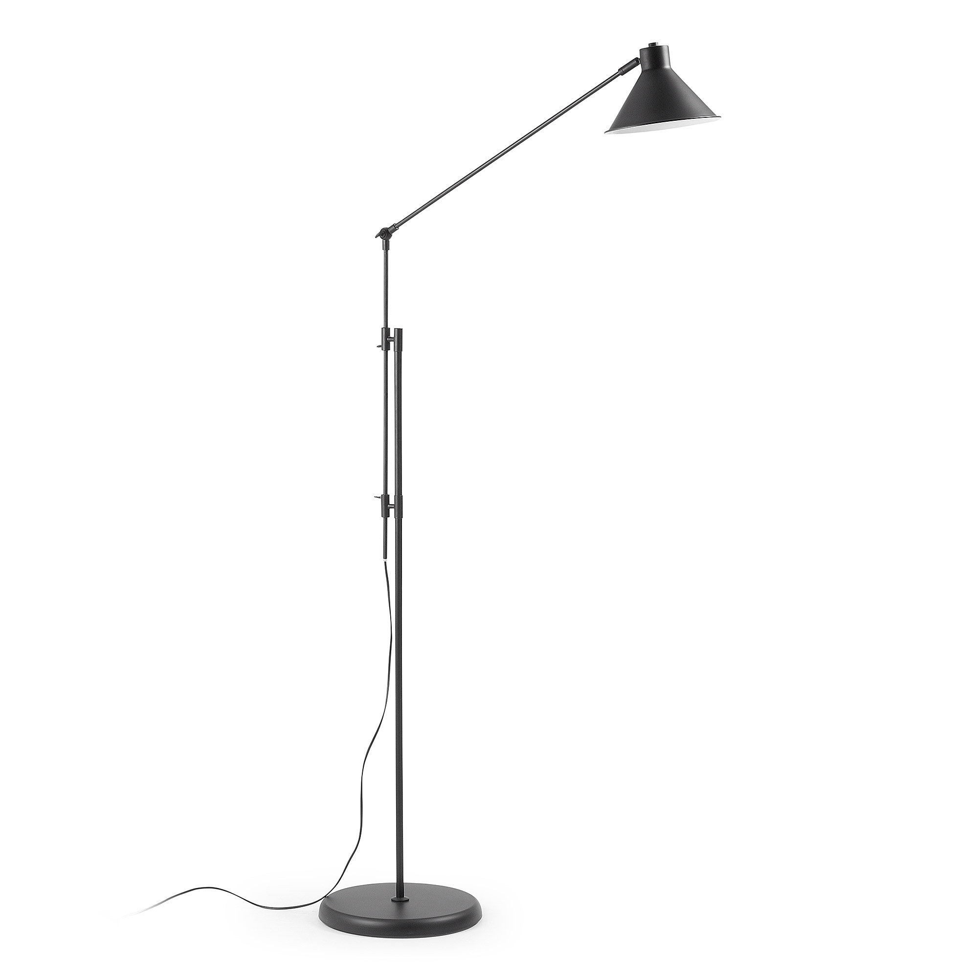 Kave Home Vloerlamp 'Dione' 220cm, kleur Zwart
