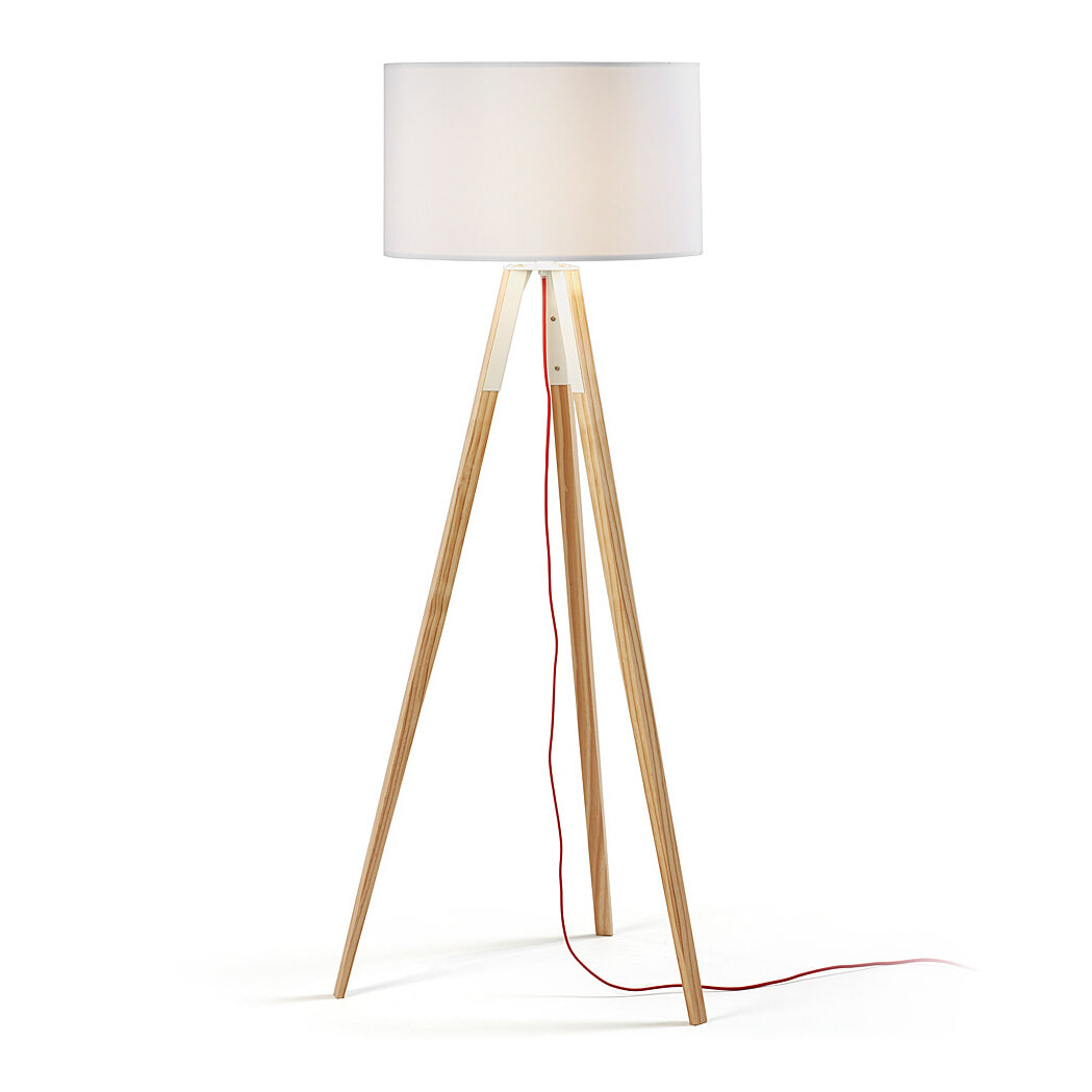 Kave Home Vloerlamp 'Iguazu' kleur Wit