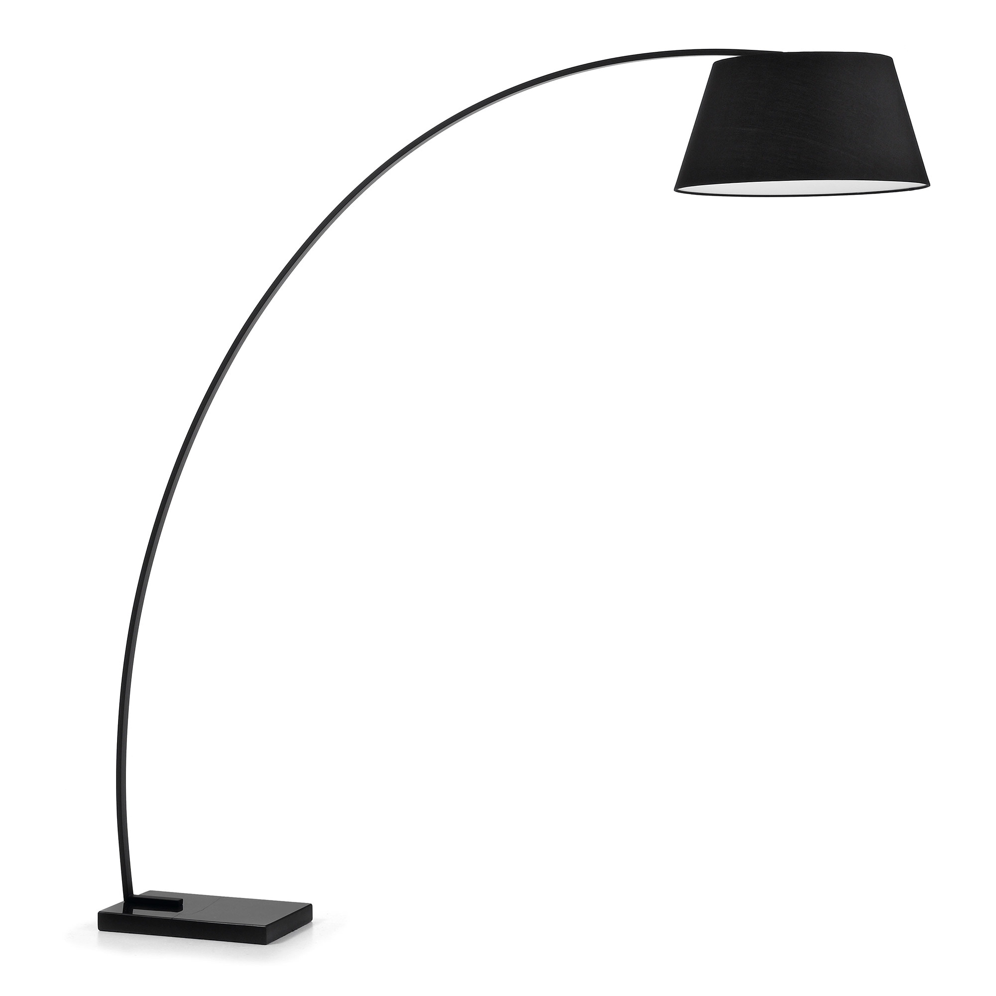 Kave Home Vloerlamp 'Juhe' kleur Zwart