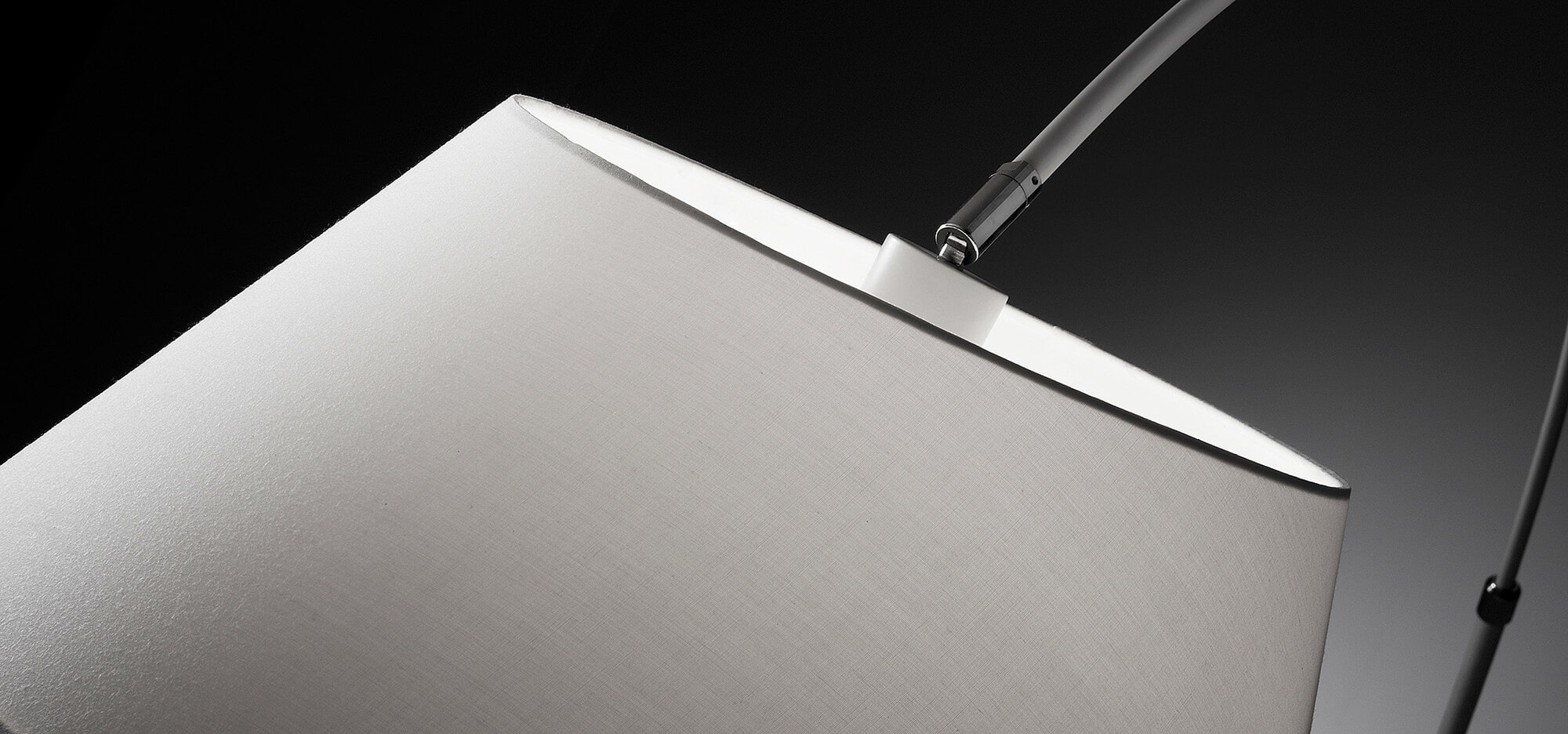 Kave Home Vloerlamp 'May', kleur wit