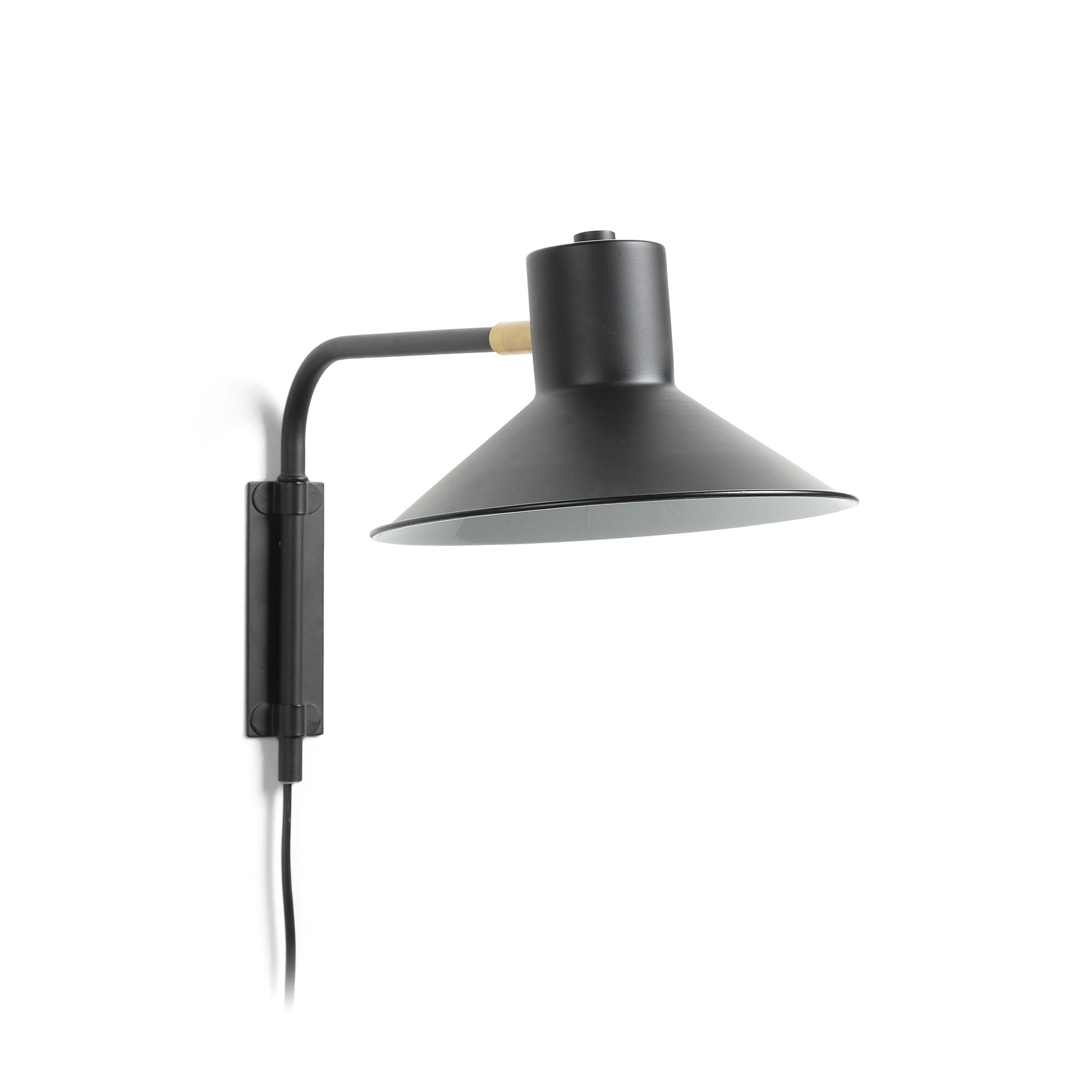 Kave Home Wandlamp 'Aria', kleur Zwart