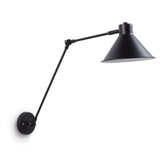 Kave Home wandlamp 'Dione', kleur zwart