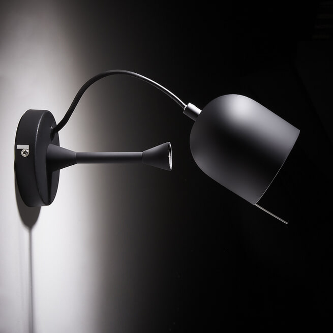 Kave Home Wandlamp 'Lucilla', kleur Zwart