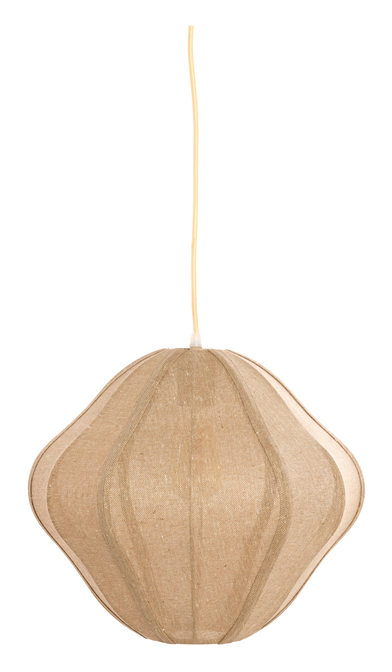 Light & Living Hanglamp Sukau Jute, 38cm - Bruin