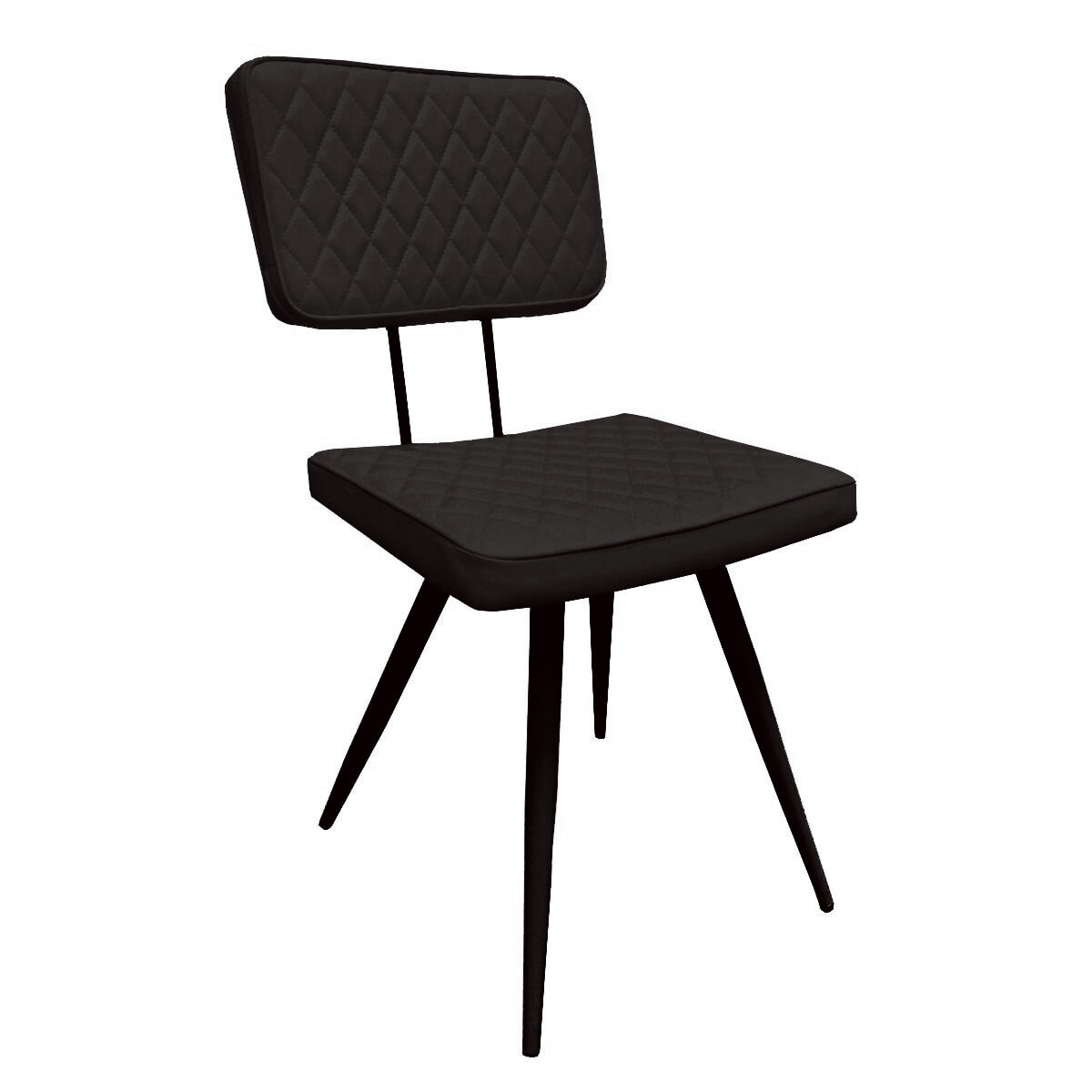 KICK Eetkamerstoel 'Max' PU, kleur Antraciet KICK Eetkamerstoel 'Max' PU, kleur Antraciet