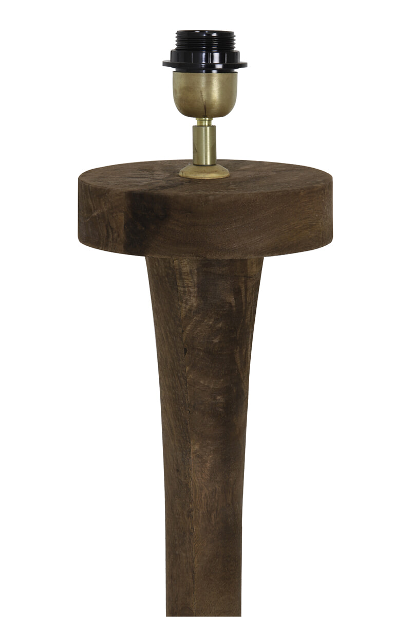 Light & Living Vloerlamp 'Ronin', kleur Donkerbruin Hout