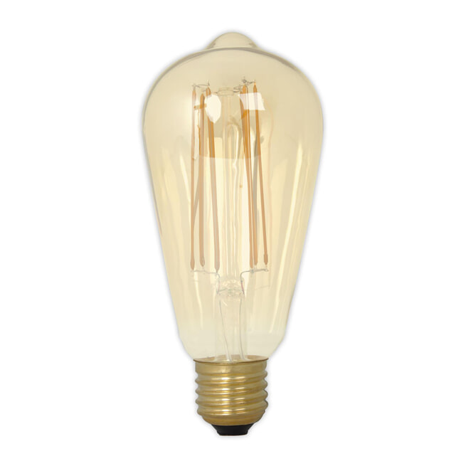 matras Opsommen Sturen Kooldraadlamp Peer E27 LED 3,5W goldline 14cm, dimbaar - Calex -  CA-1101001800 • Sohome