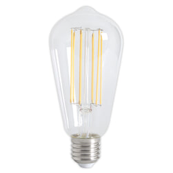 Kooldraadlamp 'Peer' E27 LED 4W helder extra-warm-wit, dimbaar
