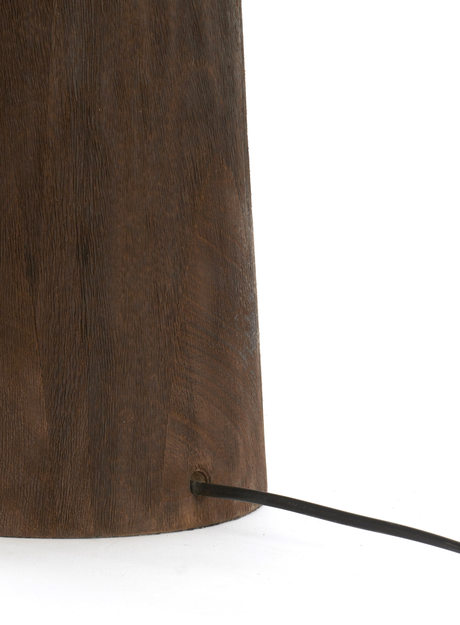 Light & Living Vloerlamp 'Festina' Mangohout, 125cm, kleur Mat Donkerbruin (excl. kap)