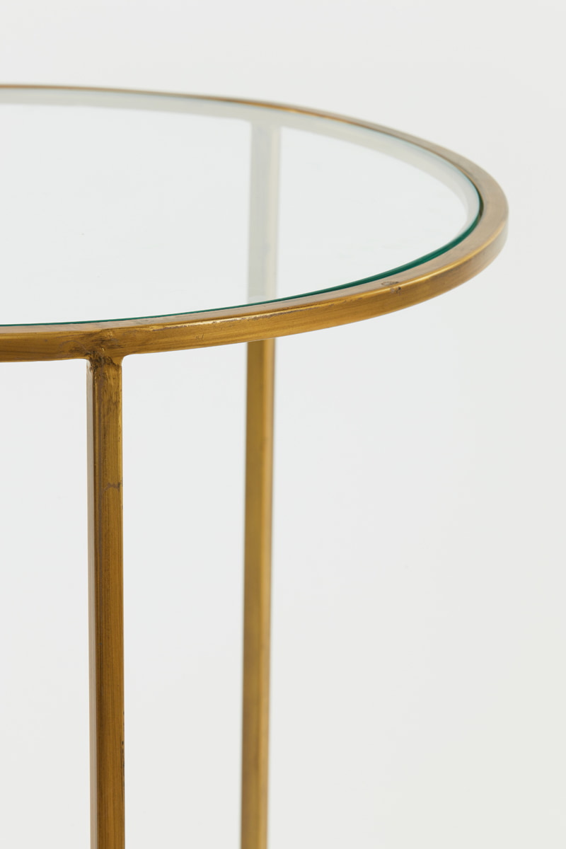 Light & Living Bijzettafel 'Duarte' Set van 2 stuks, kleur Goud