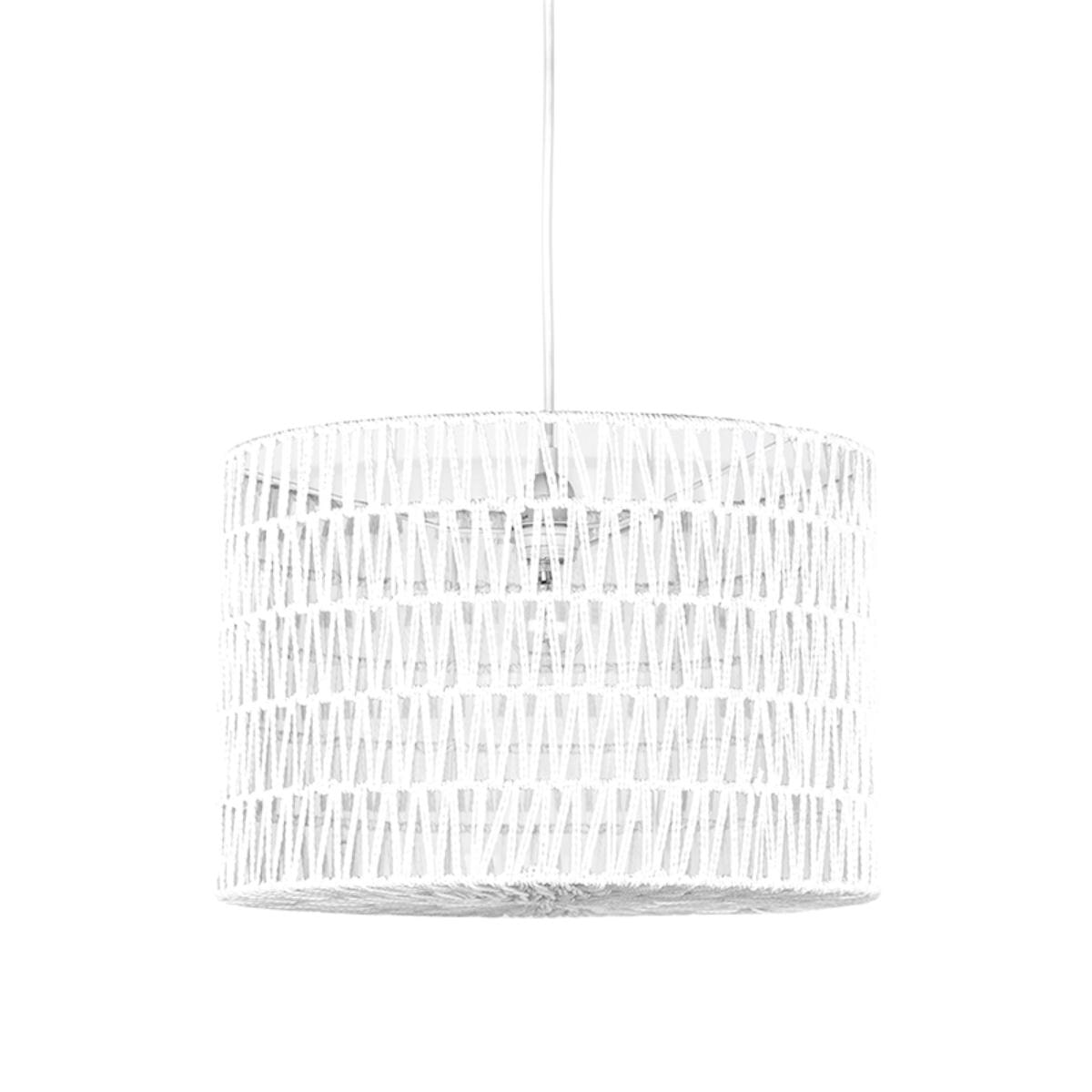 LABEL51 hanglamp 'Stripe' 45cm, kleur wit