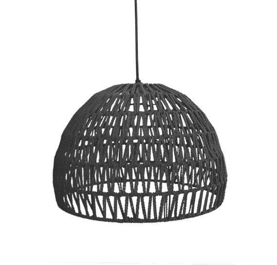 LABEL51 hanglamp 'Touw' small, kleur Zwart