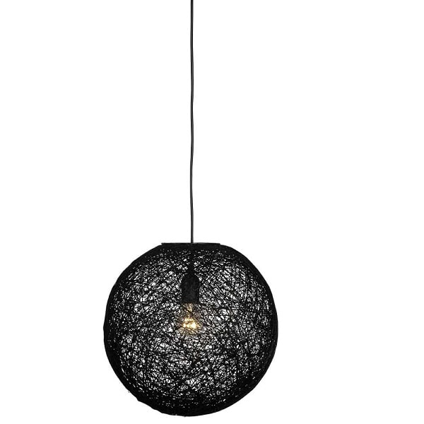 LABEL51 hanglamp 'Twist' 45 cm, kleur zwart
