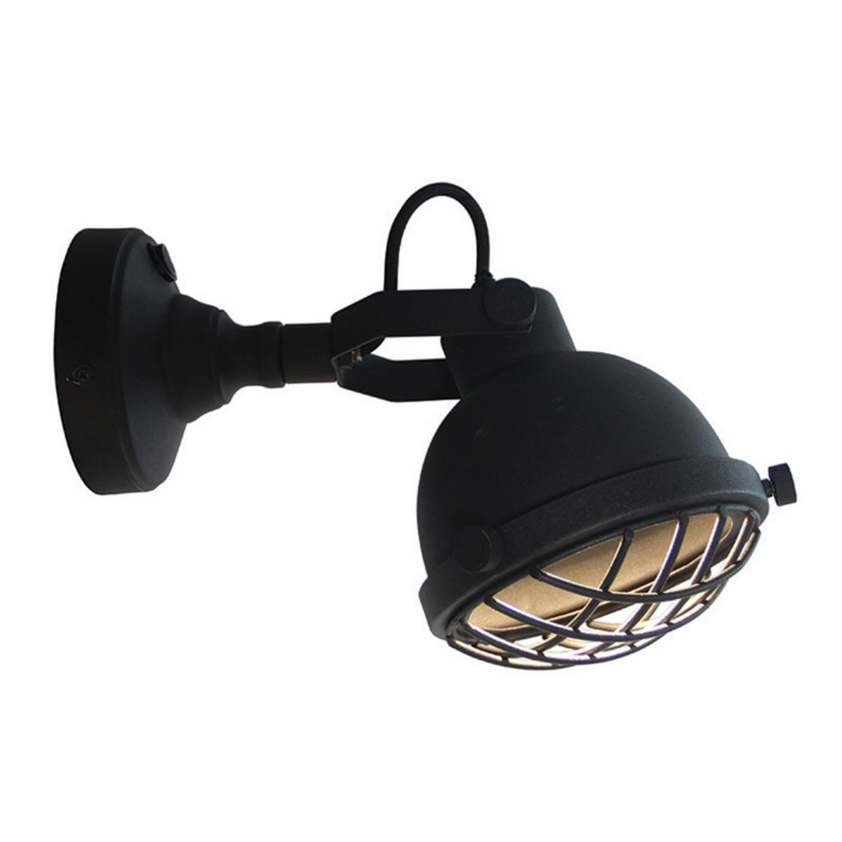 LABEL51 wandlamp 'Cas' LED, kleur zwart