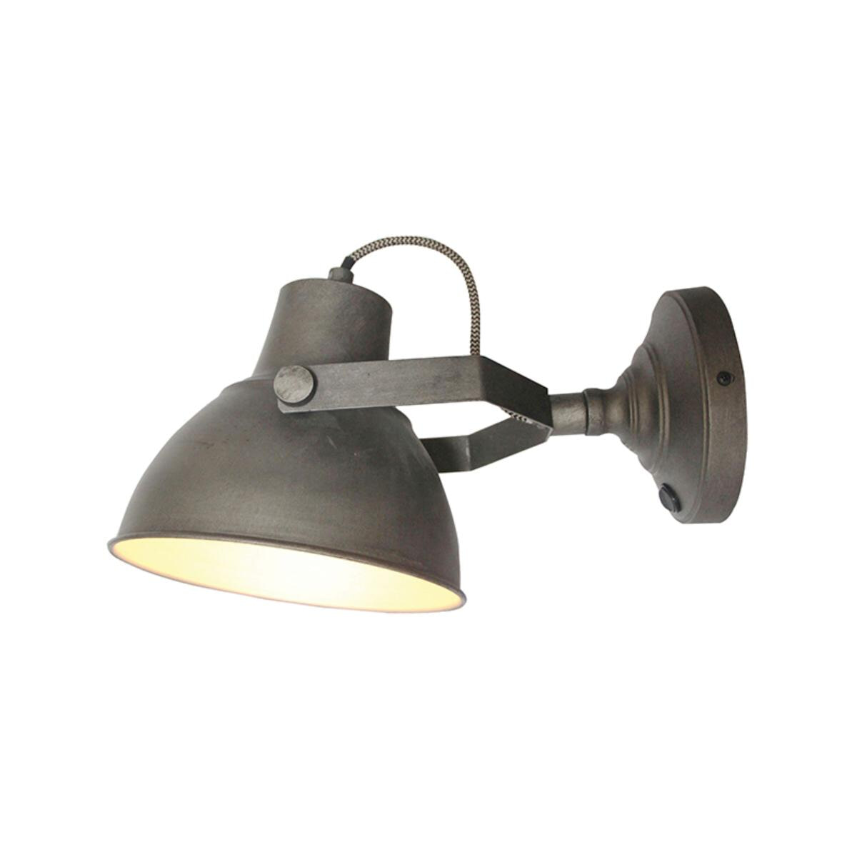 LABEL51 wandlamp 'Raw XL', kleur Burned Steel