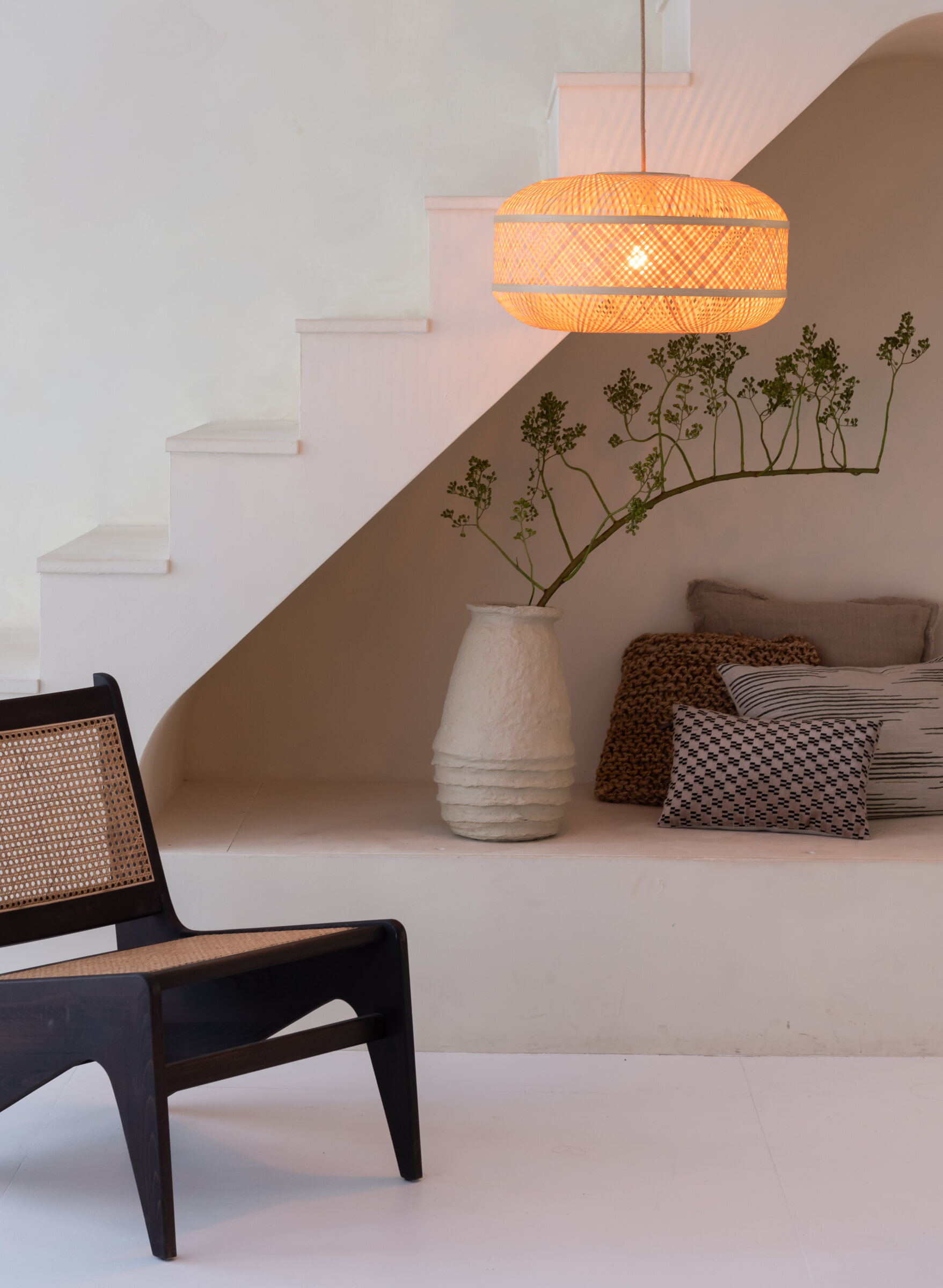 GOOD&MOJO Hanglamp 'Langkawi' Bamboe, 50cm, kleur Naturel