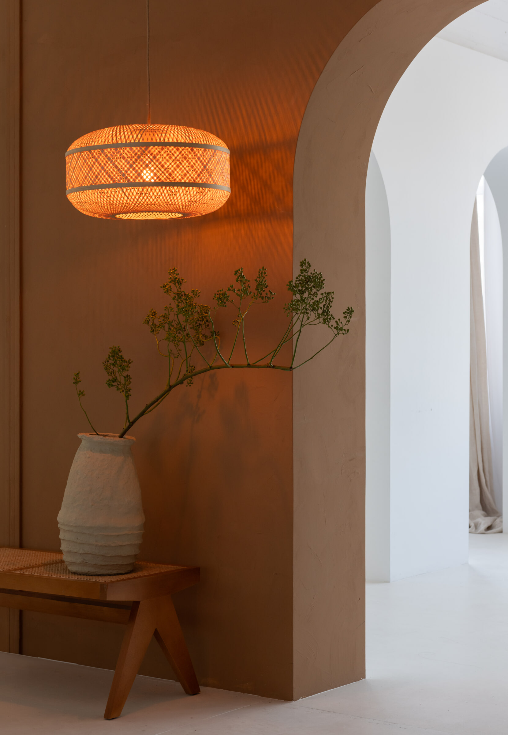 GOOD&MOJO Hanglamp 'Langkawi' Bamboe, 50cm, kleur Naturel