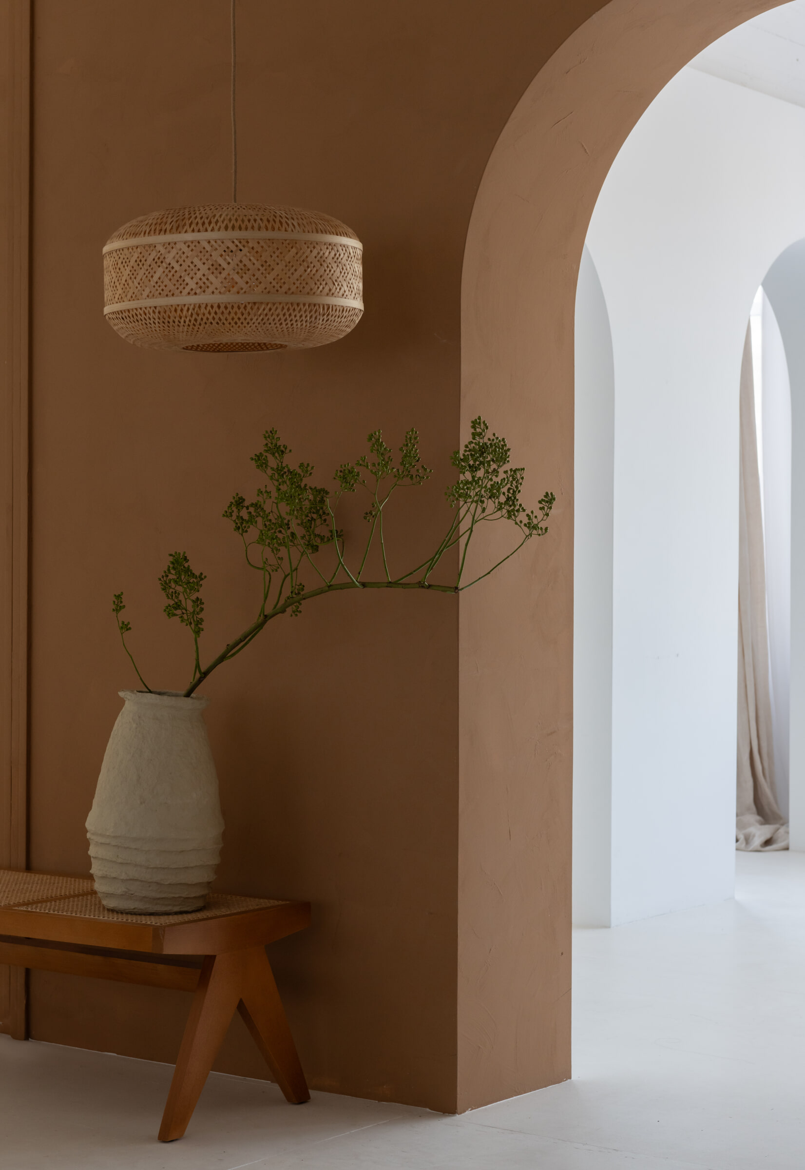 GOOD&MOJO Hanglamp 'Langkawi' Bamboe, 50cm, kleur Naturel