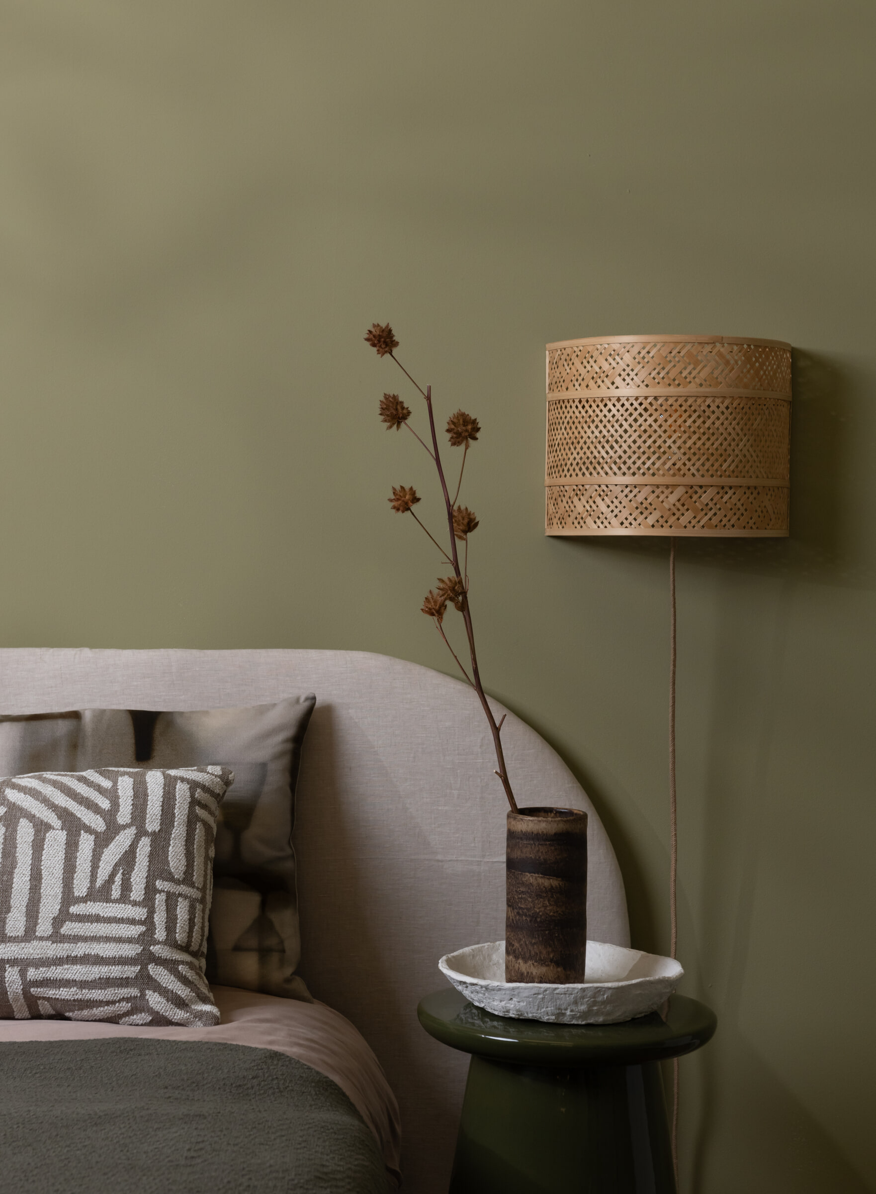 GOOD&MOJO Wandlamp 'Langkawi' Bamboe, 32cm, kleur Naturel