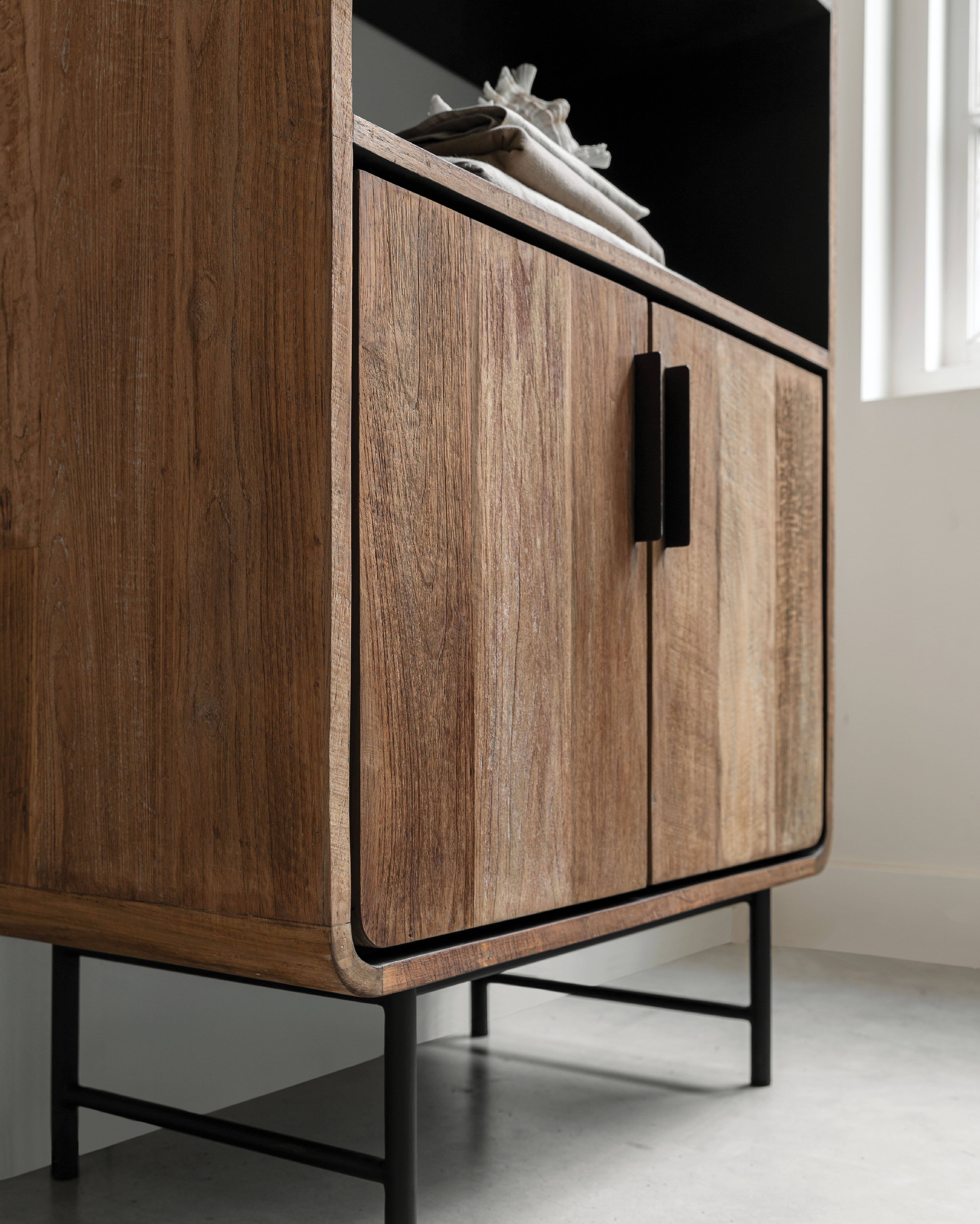 DTP Home Wandkast 'Evo' Teakhout, 220 x 80cm