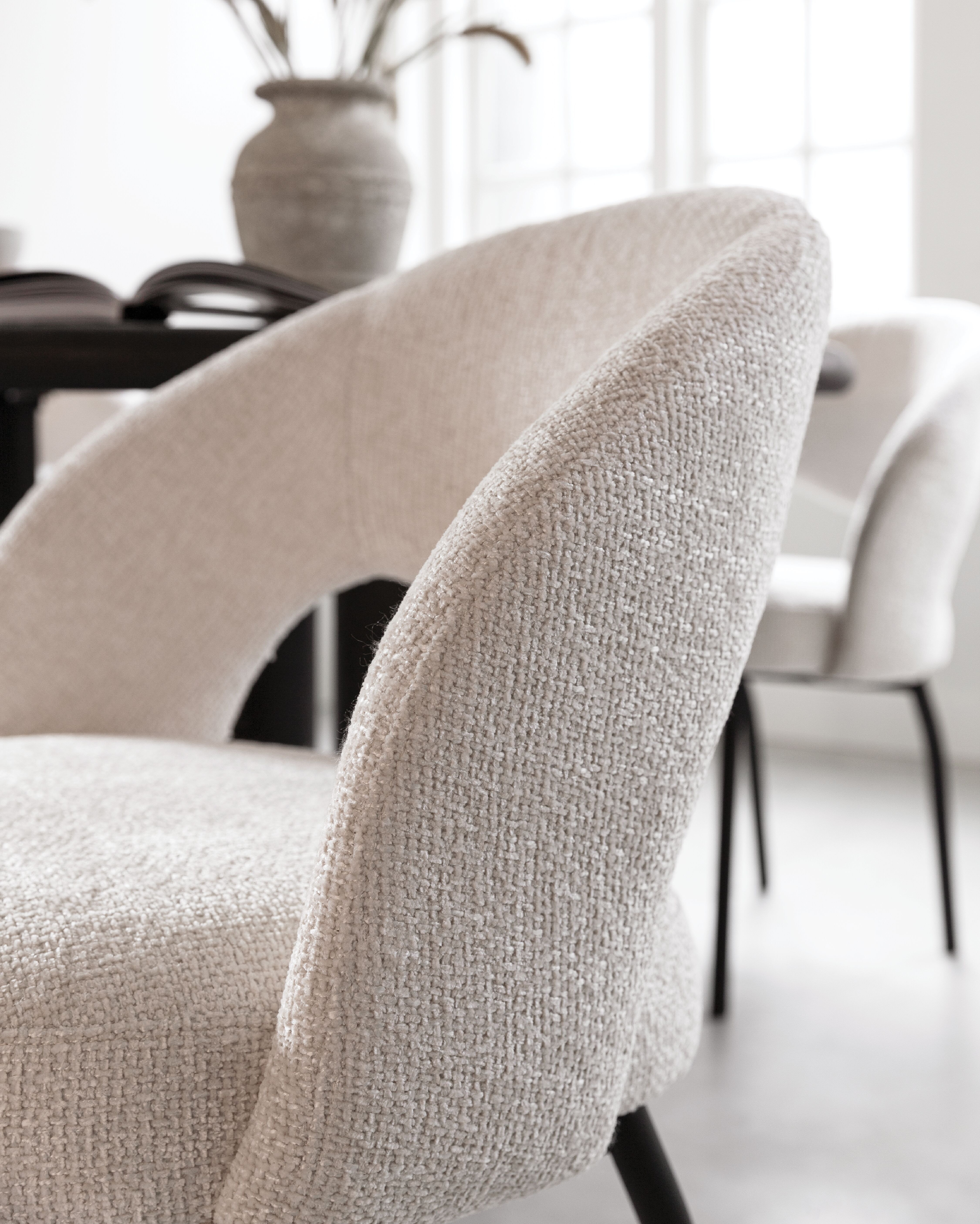 MUST Living Eetkamerstoel 'Arca' kleur Naturel