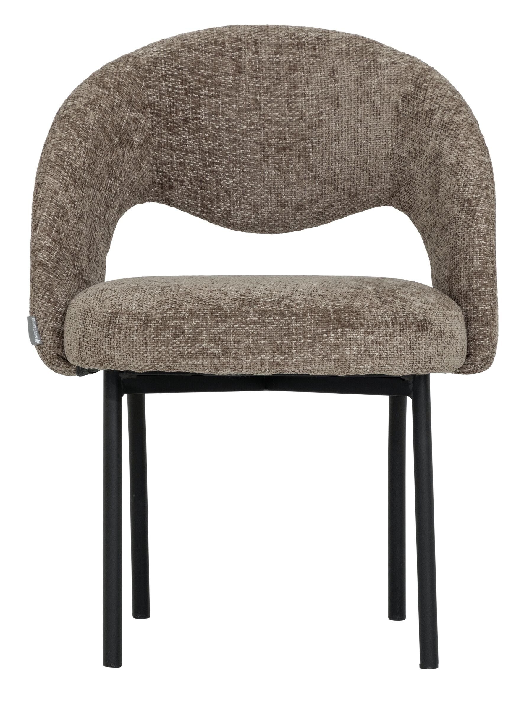 MUST Living Eetkamerstoel 'Arca' kleur Bruin