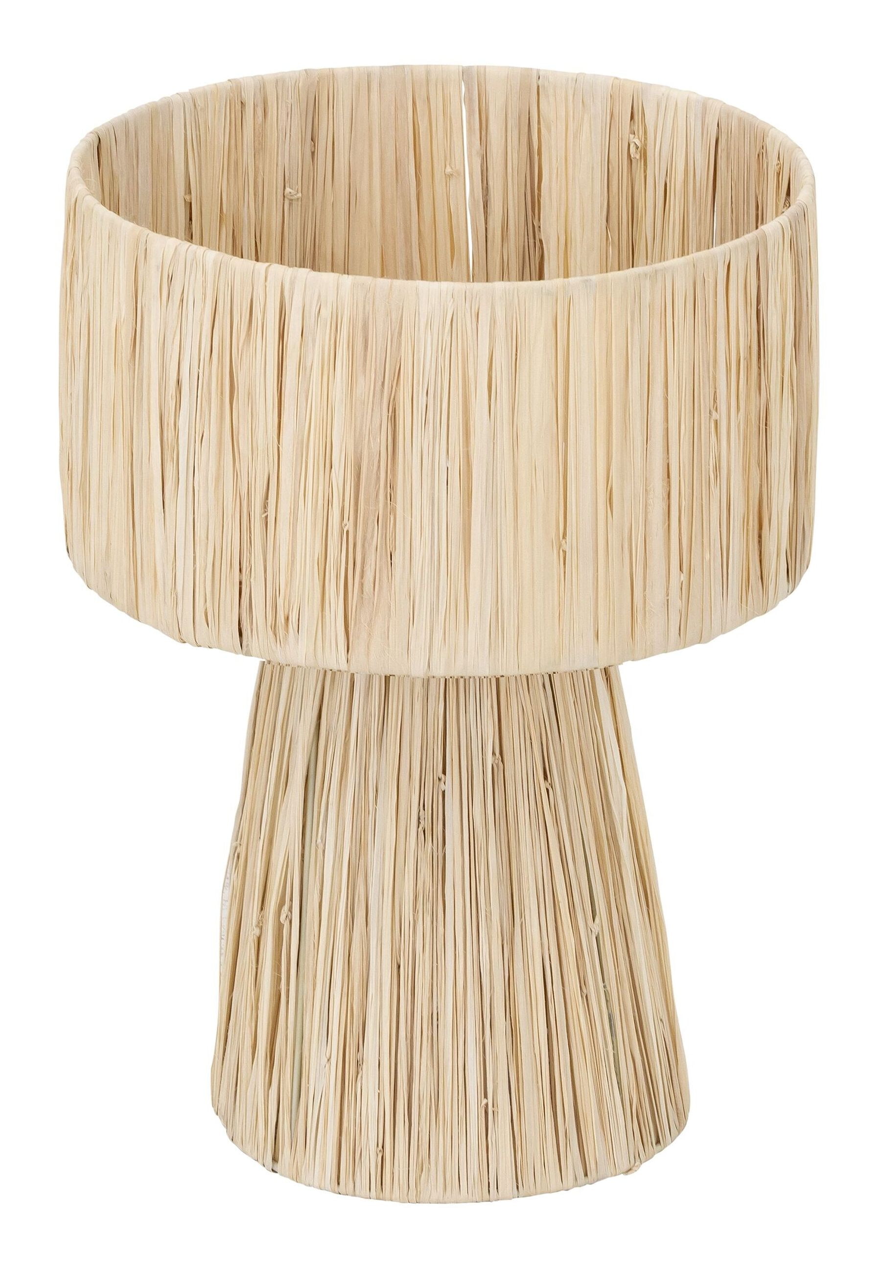 MUST Living Tafellamp Marbella Palmblad, 41cm hoog - Naturel