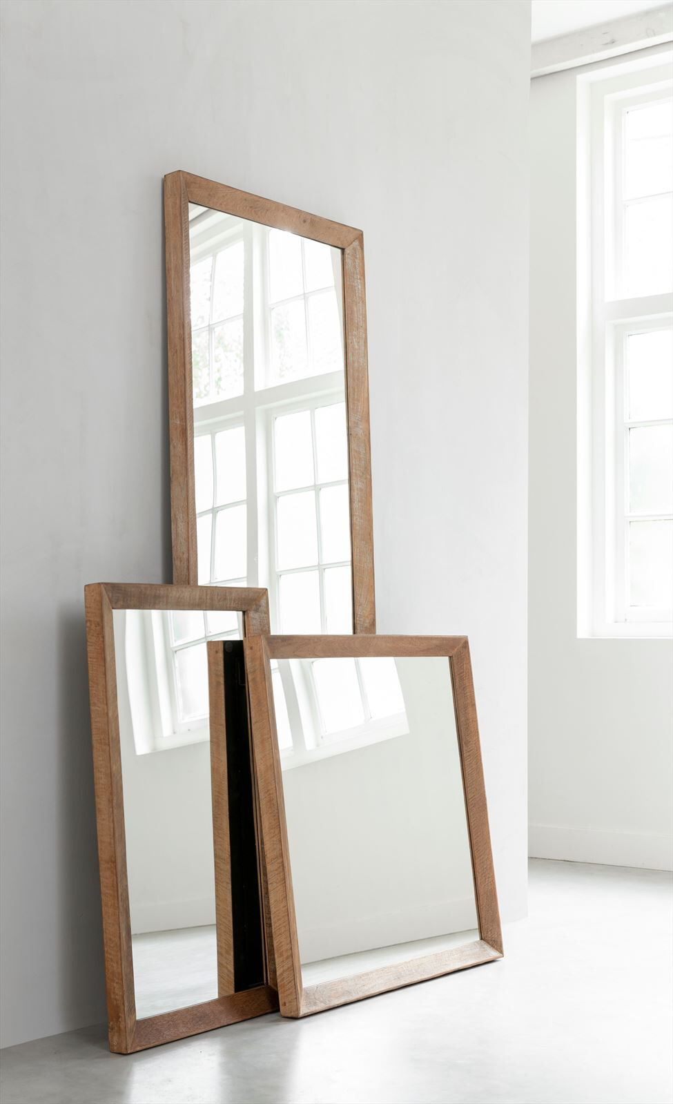 DTP Home Spiegel 'Metropole' Teakhout, 90 x 50cm