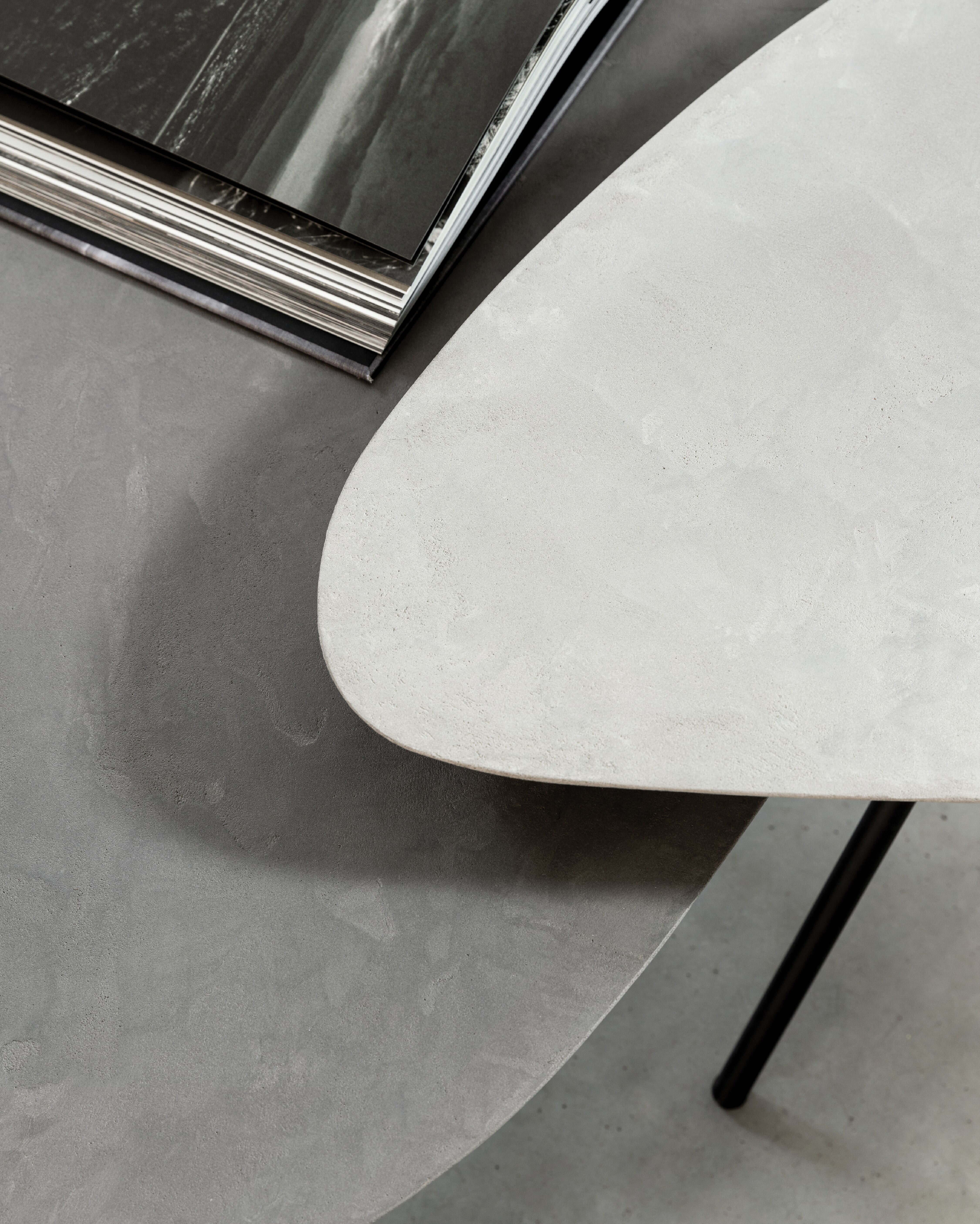 DTP Home Salontafel 'Plectro' Betonlook, Set van 2 stuks, kleur Grijs
