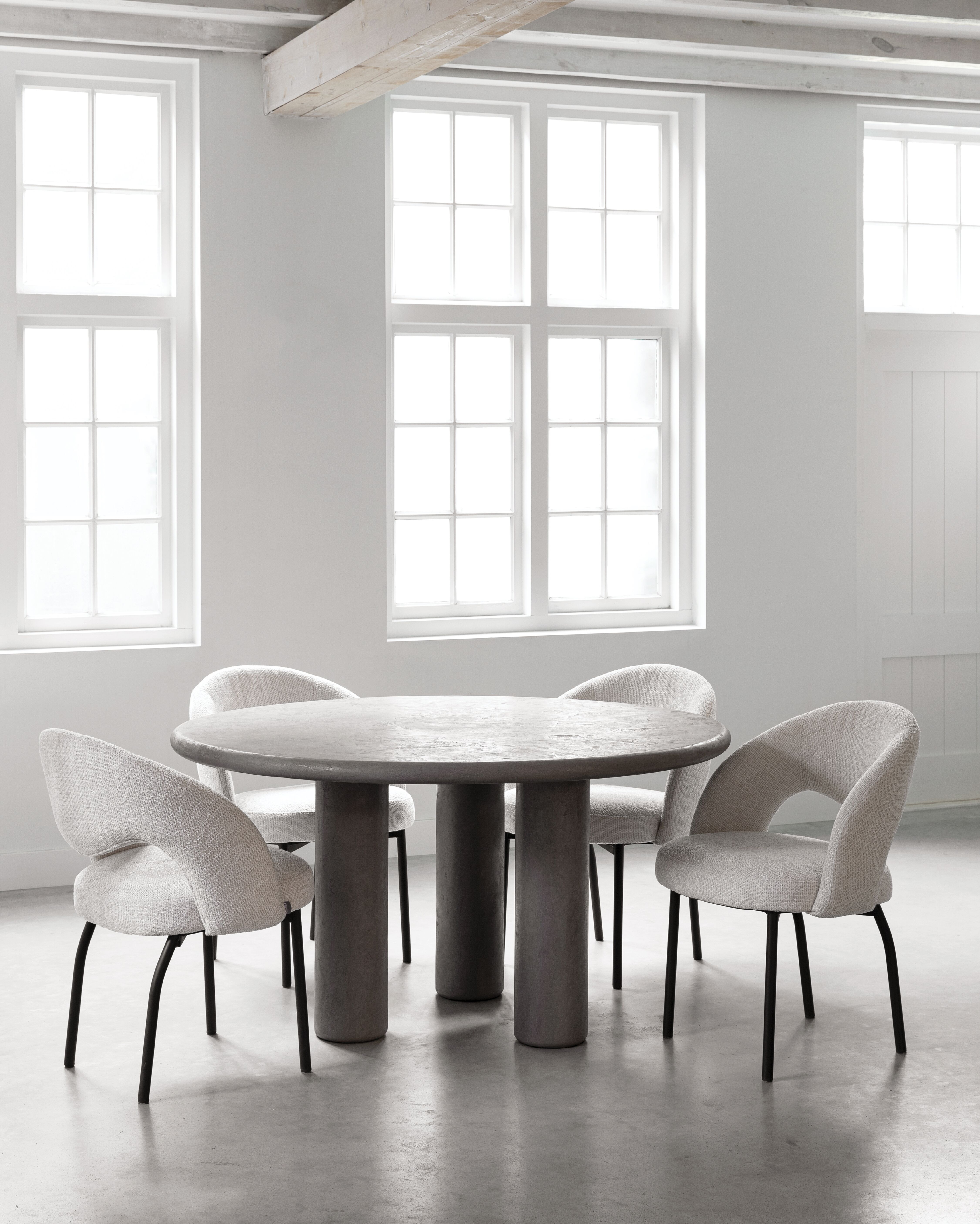 MUST Living Eetkamerstoel 'Arca' kleur Naturel