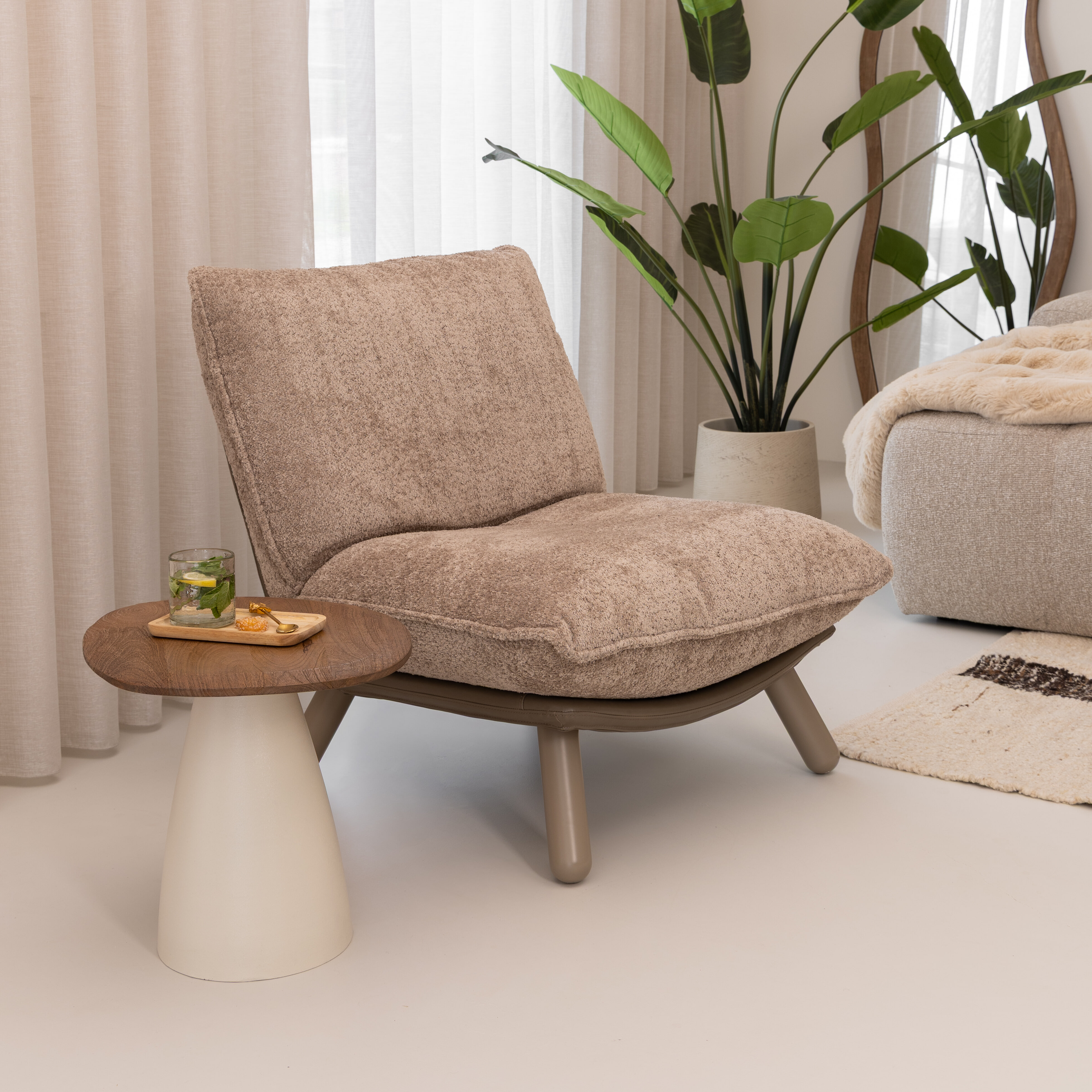 Zuiver Fauteuil Lazy Sack Teddy - Beige