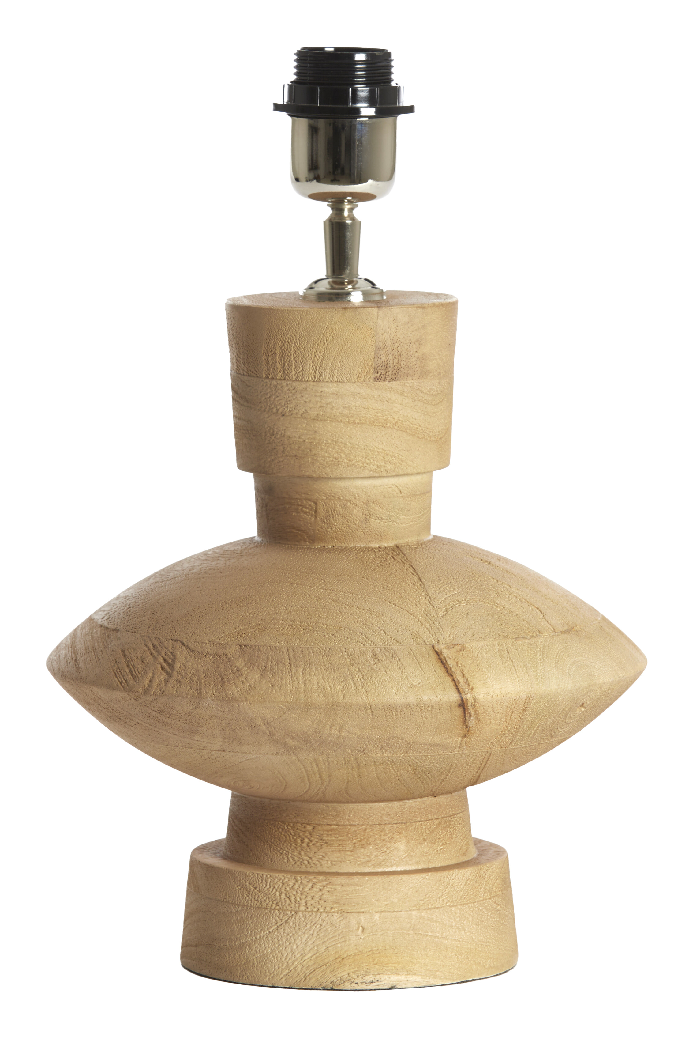 Light & Living Tafellamp Fiera Mangohout (excl. kap) - Beige