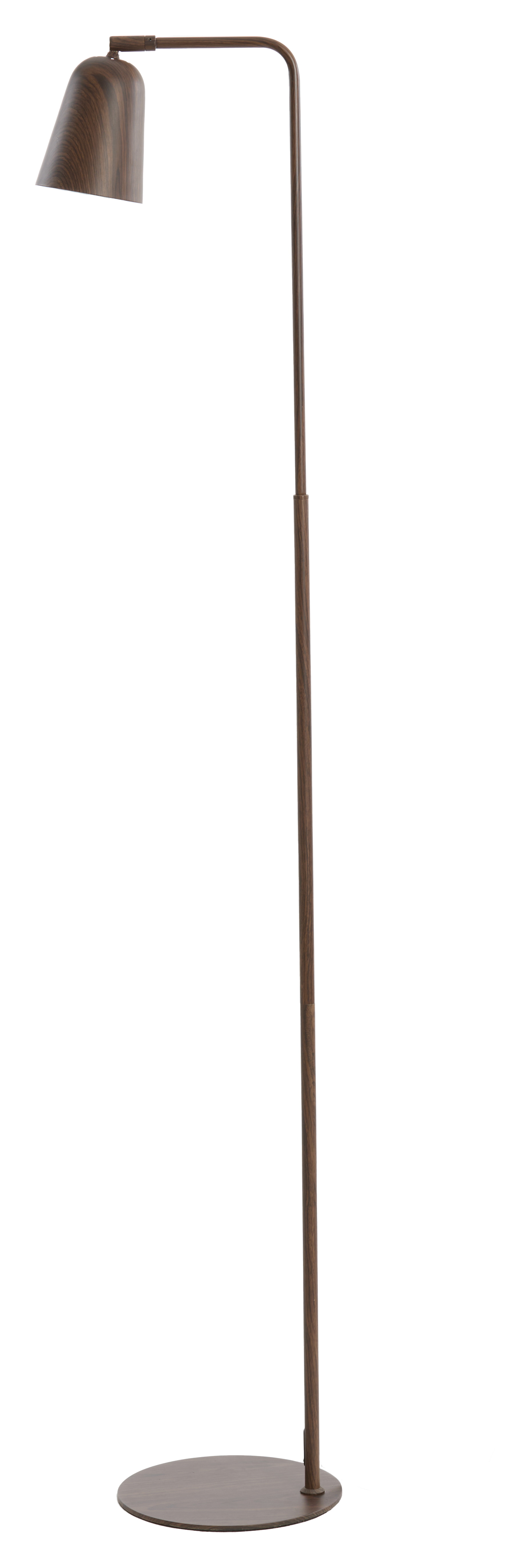 Light & Living Vloerlamp 'Salomo' 147cm, kleur Donkerbruin