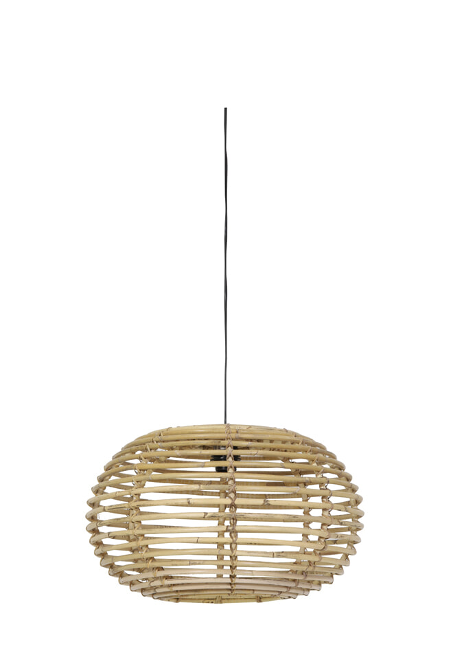 Light & Living Hanglamp Alana 60cm, rotan naturel - Bruin