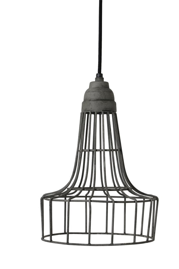 Light & Living Hanglamp 'Babette' 20cm, kleur cement