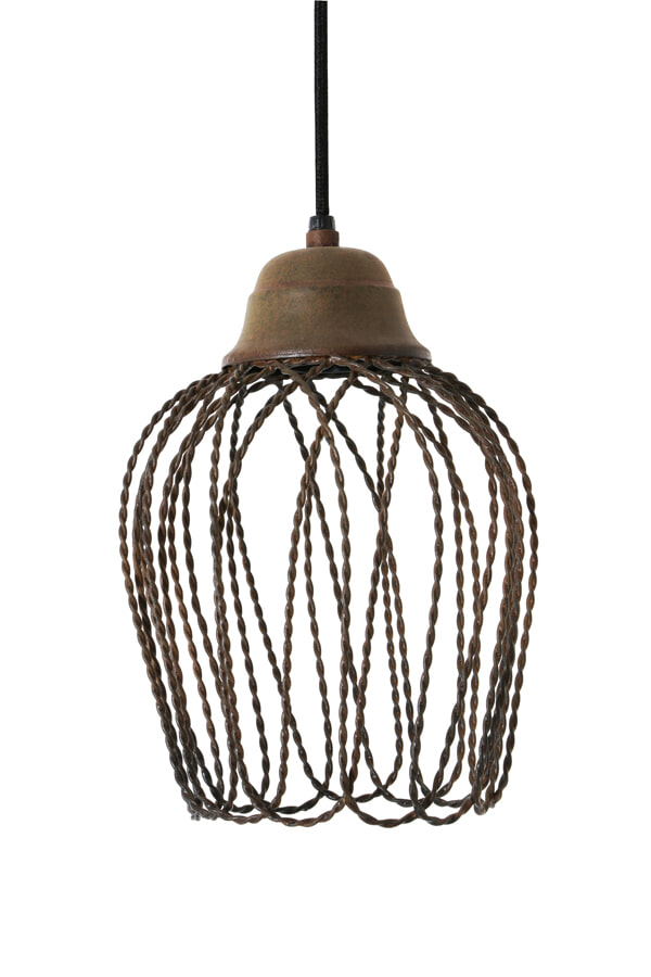 Light & Living Hanglamp 'Bettina' 20cm, kleur oud roest