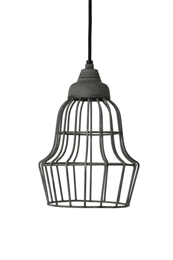 Light & Living Hanglamp 'Birke' 17cm, kleur cement