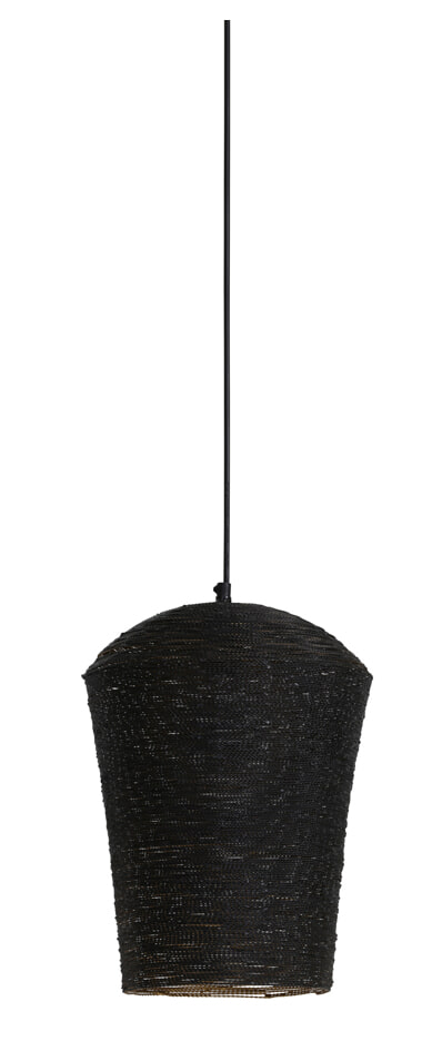 Light & Living Hanglamp 'Lucy' 24cm, mat zwart/goud