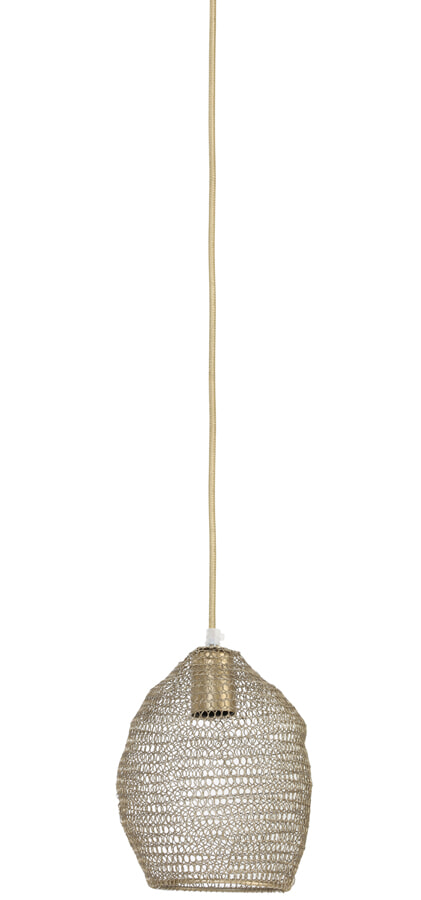 Light & Living Hanglamp 'Nola' 20cm, gaas antiek brons