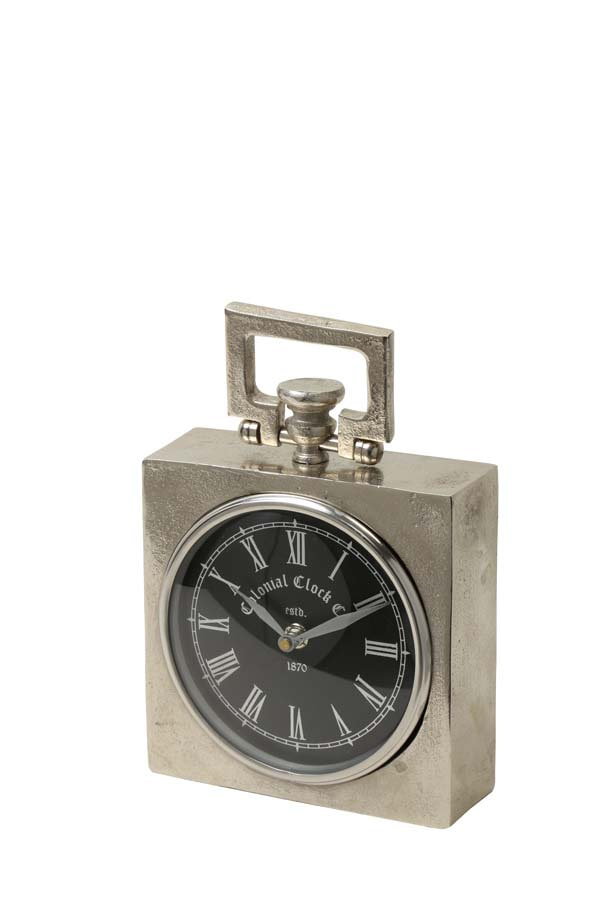 Light & Living Klok 'Bradford' kleur Nikkel Light & Living Klok 'Bradford' kleur Nikkel