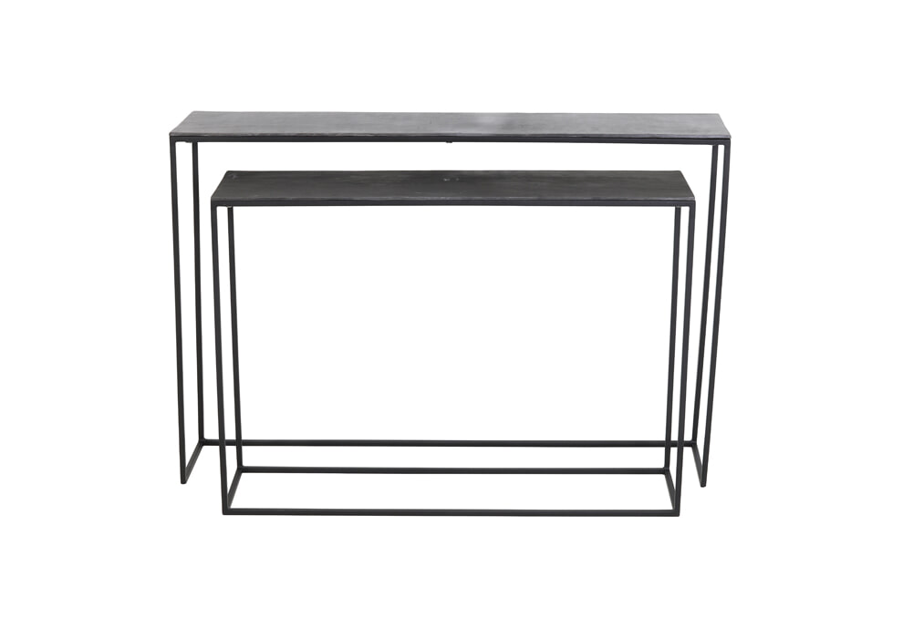 Light & Living Sidetable 'Boca' Set van 2 stuks, kleur Zwart