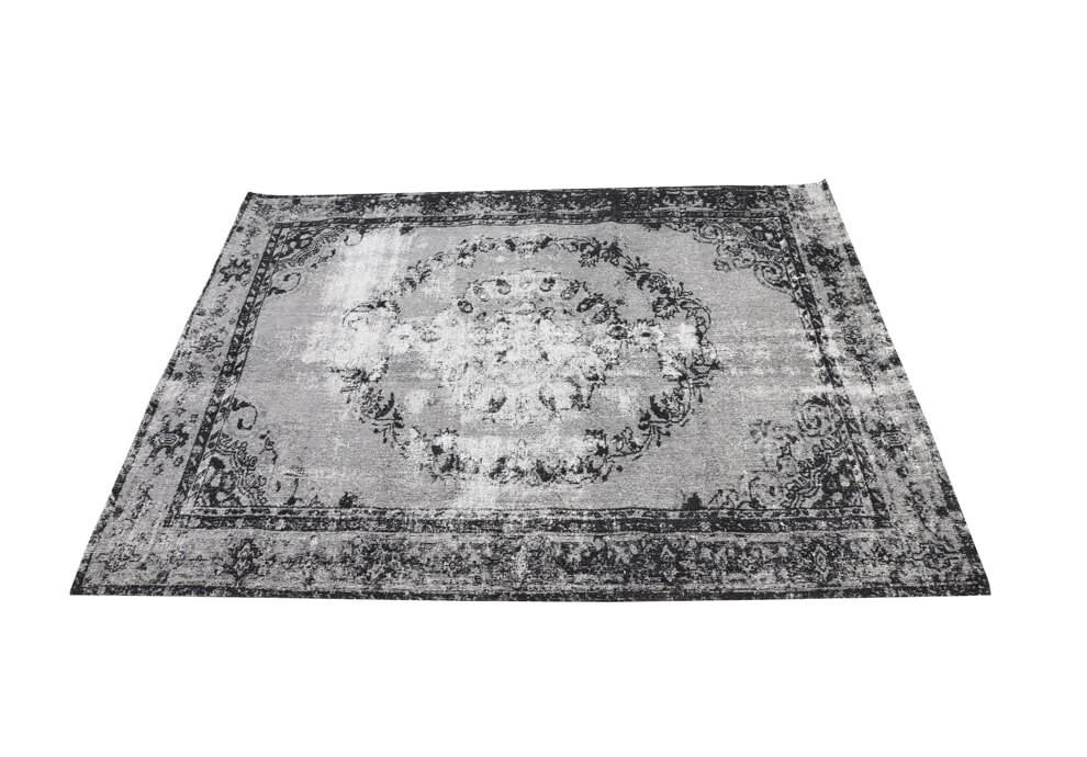 Light & Living Vloerkleed 'Durla' 160 x 230cm, kleur zwart