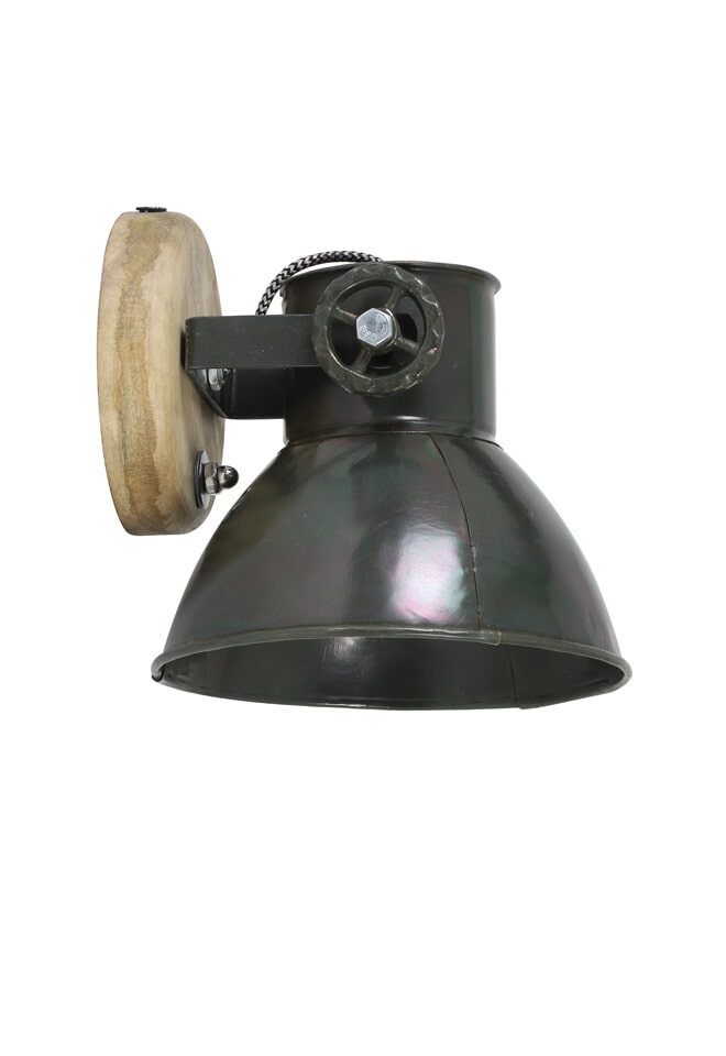 Light & Living Wandlamp 'Elay' kleur Legergroen Light & Living Wandlamp 'Elay' kleur Legergroen